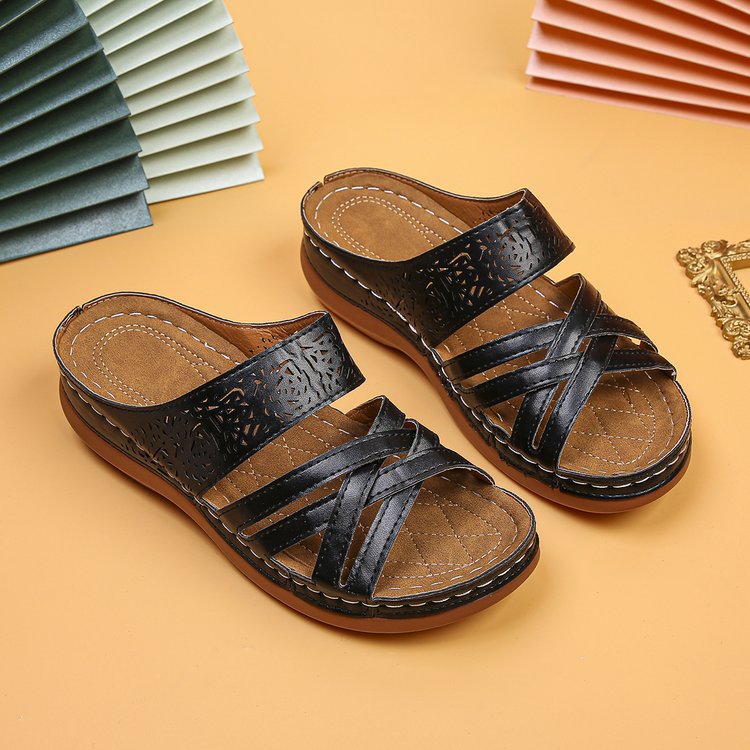 Open Toe Wedge Sandals