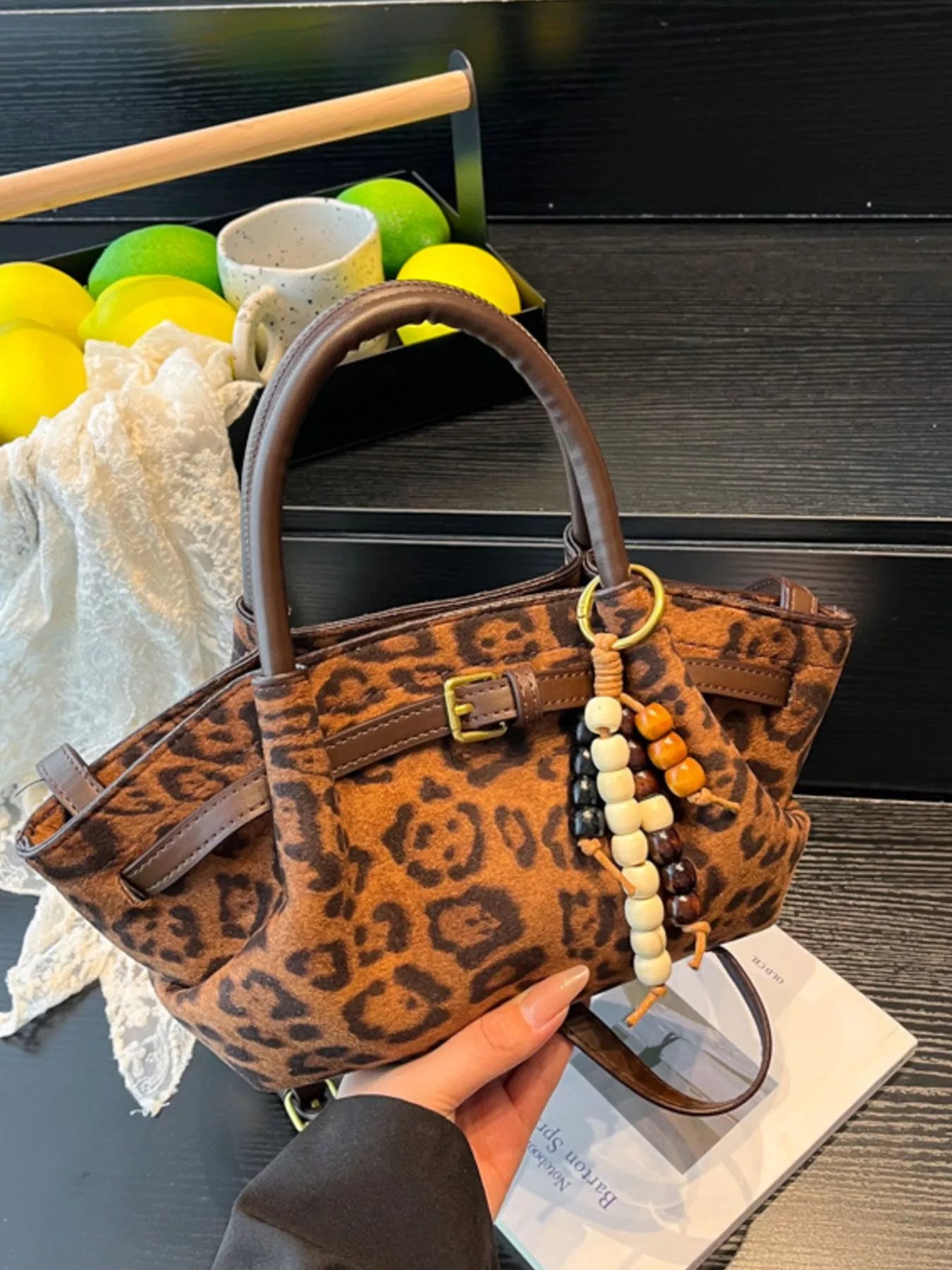 Buckle Decor Tote Bag