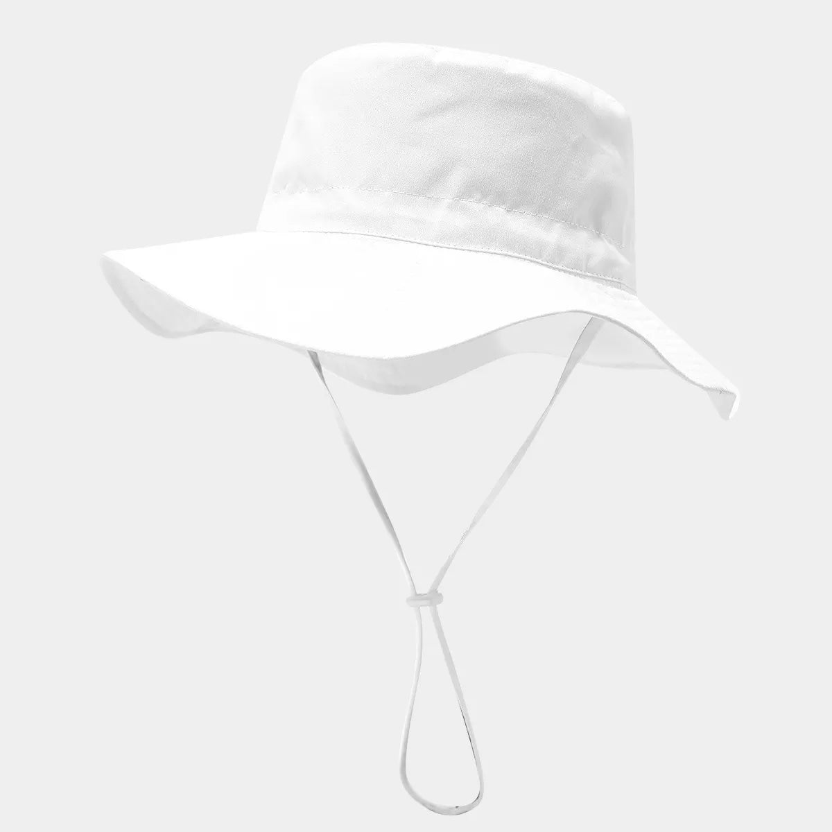 Wide-Brim Sun Protection Bucket Hat