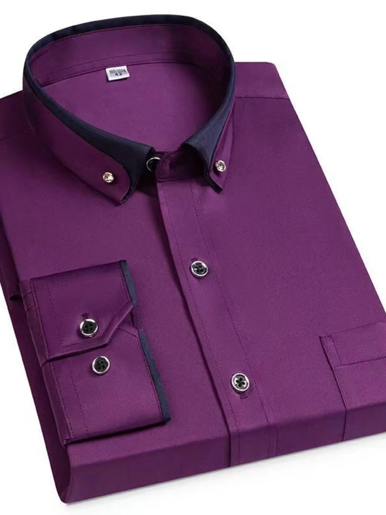 Men's Full Size Button Up Long Sleeve Shirt Plus Size