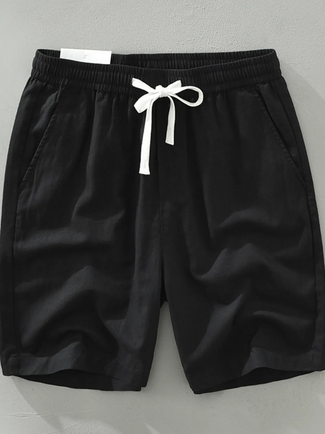 Men's Plus Size Drawstring Pocketed Shorts