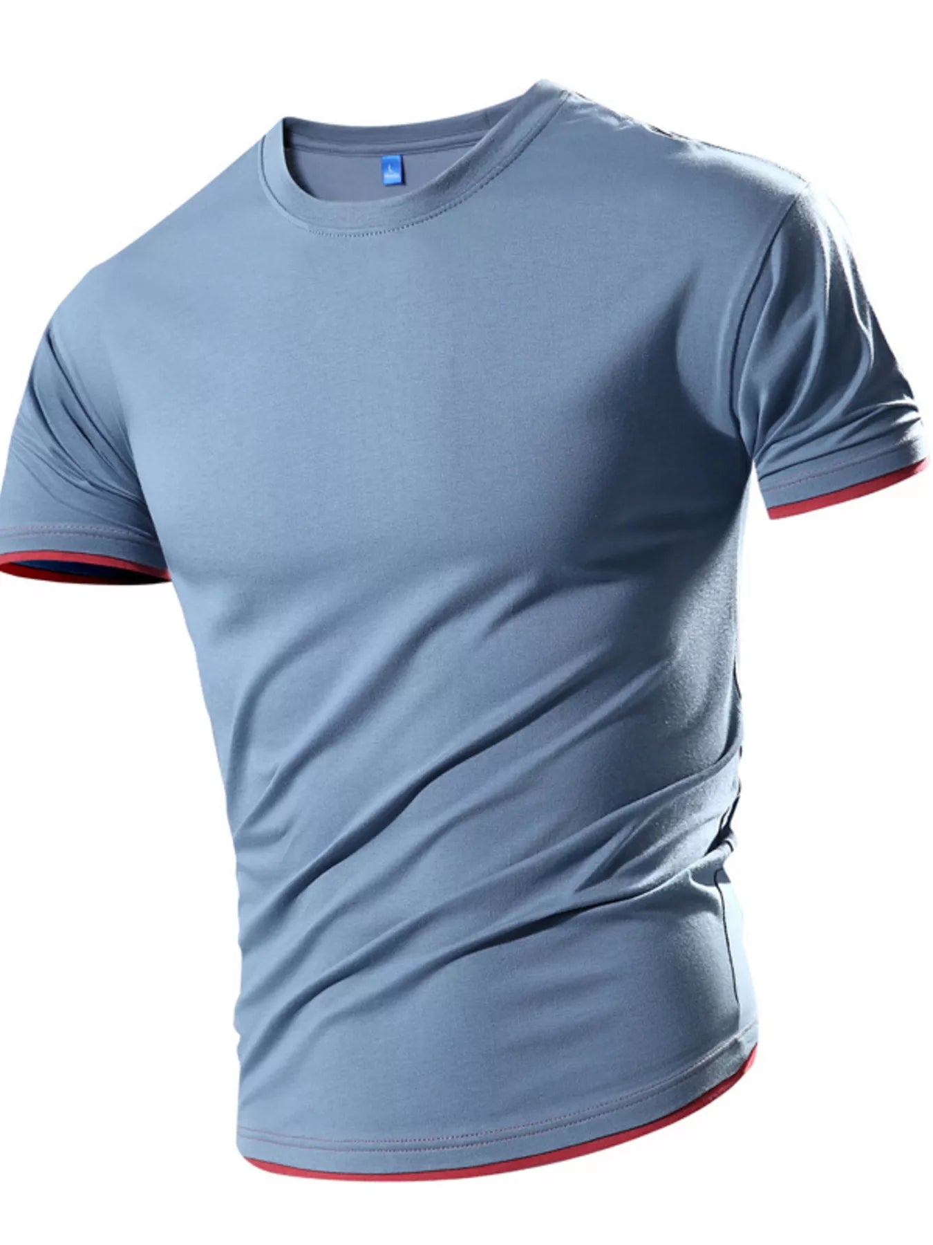 Men's Plus Size Casual Crew Neck Short Sleeve T-Shirt
