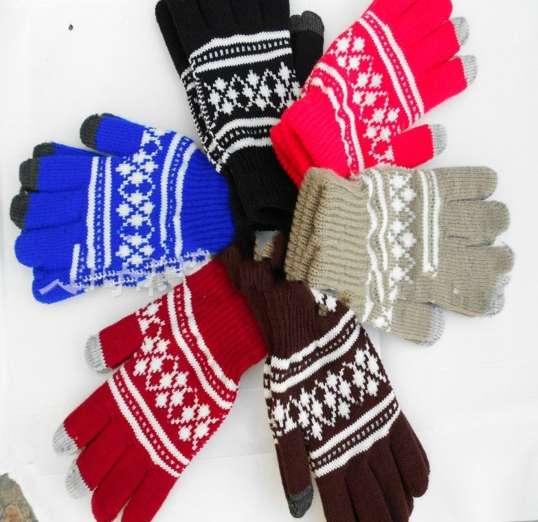 Touch Screen Gloves - Thick Brushed Warmth For Comfortable Winter Use
