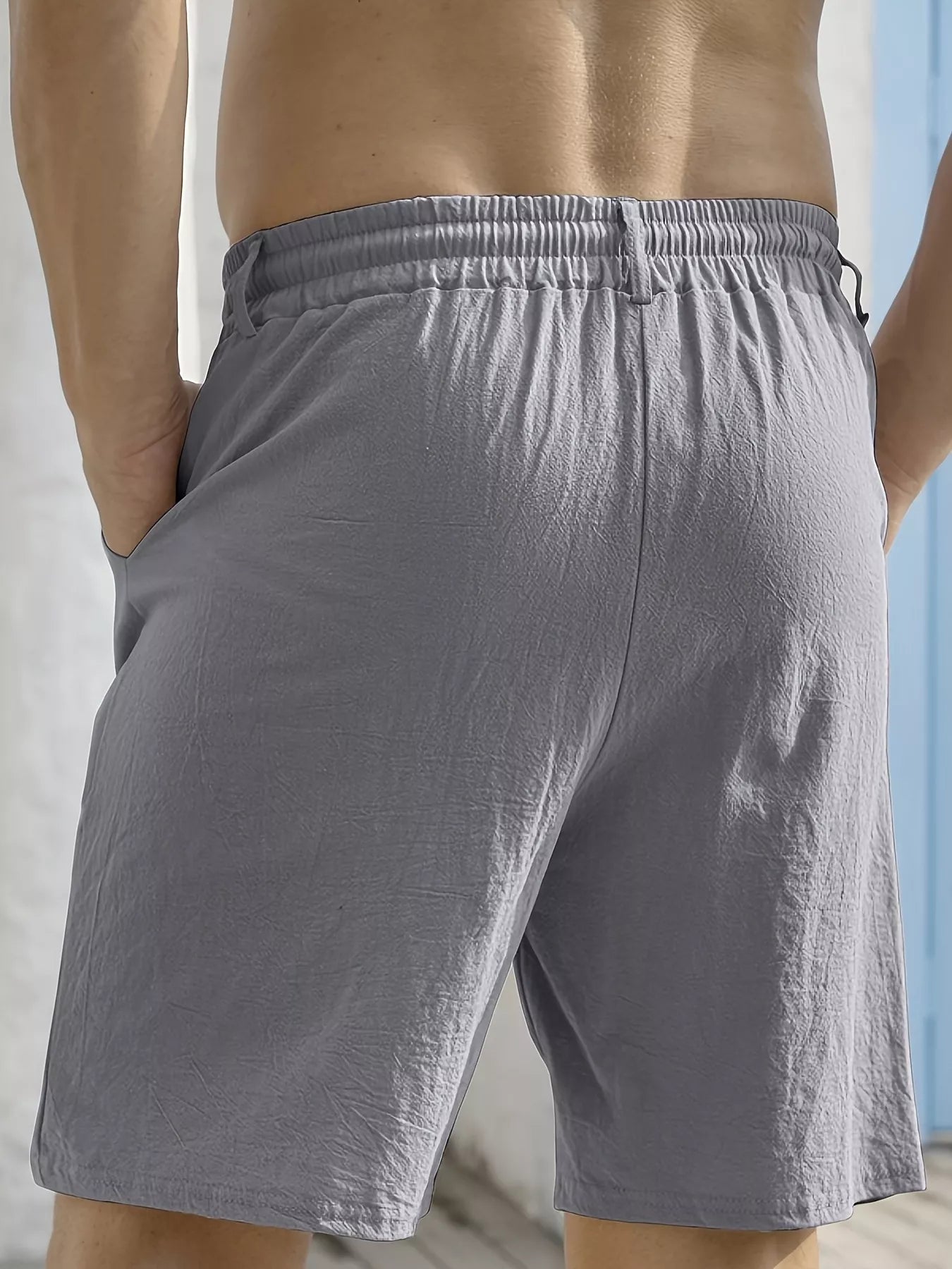 Men' Full Size Lightweight Drawstring Shorts Plus Size