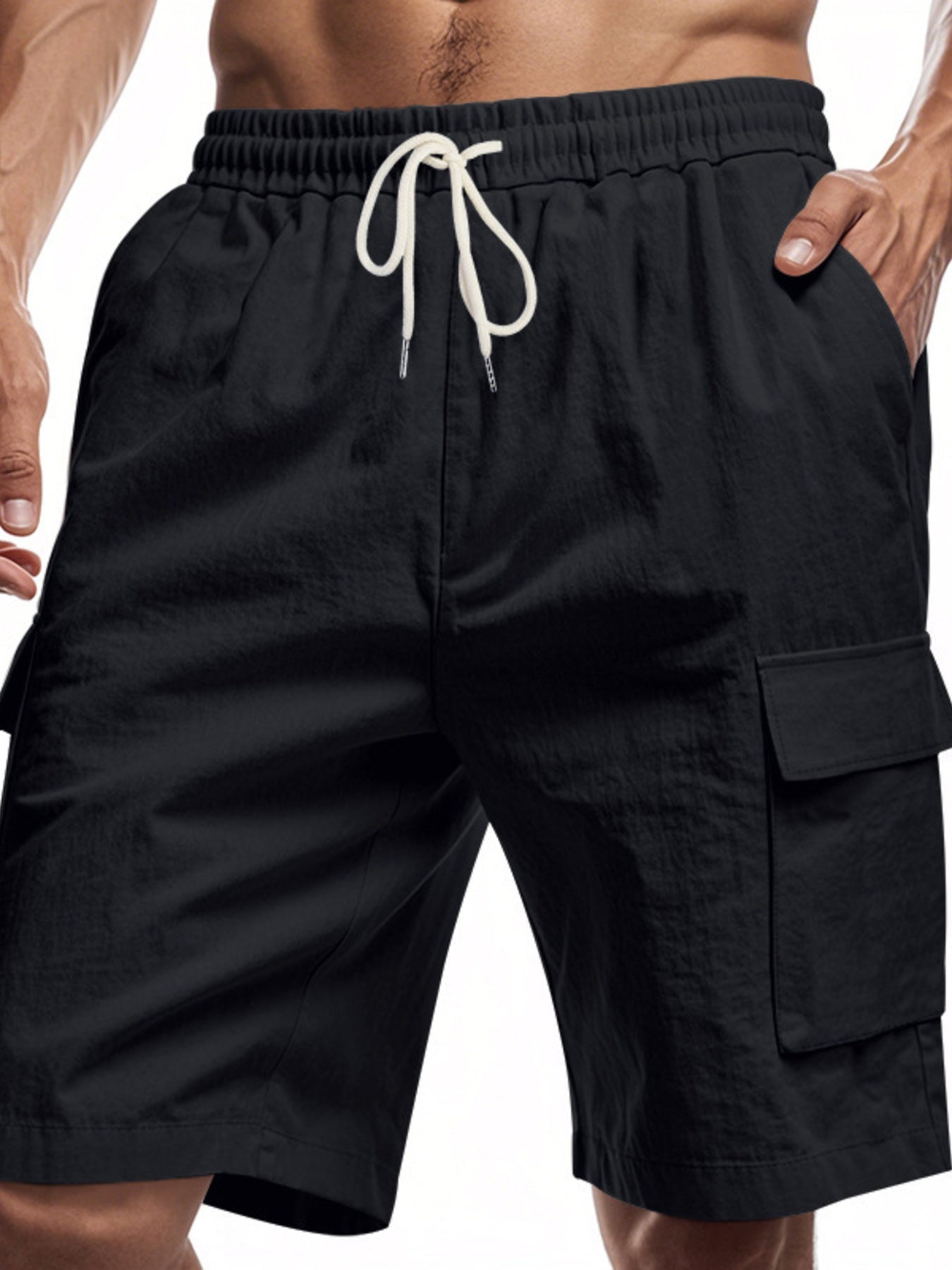 Men's Full Size Casual Lightweight Cargo Shorts Plus Size