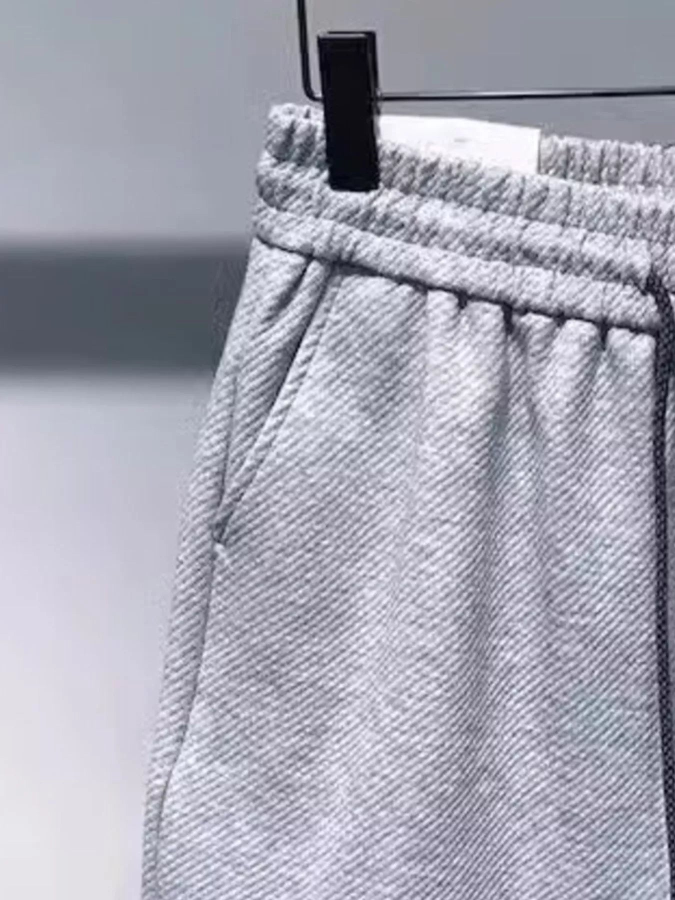 Men's Plus Size Drawstring Shorts with Pockets
