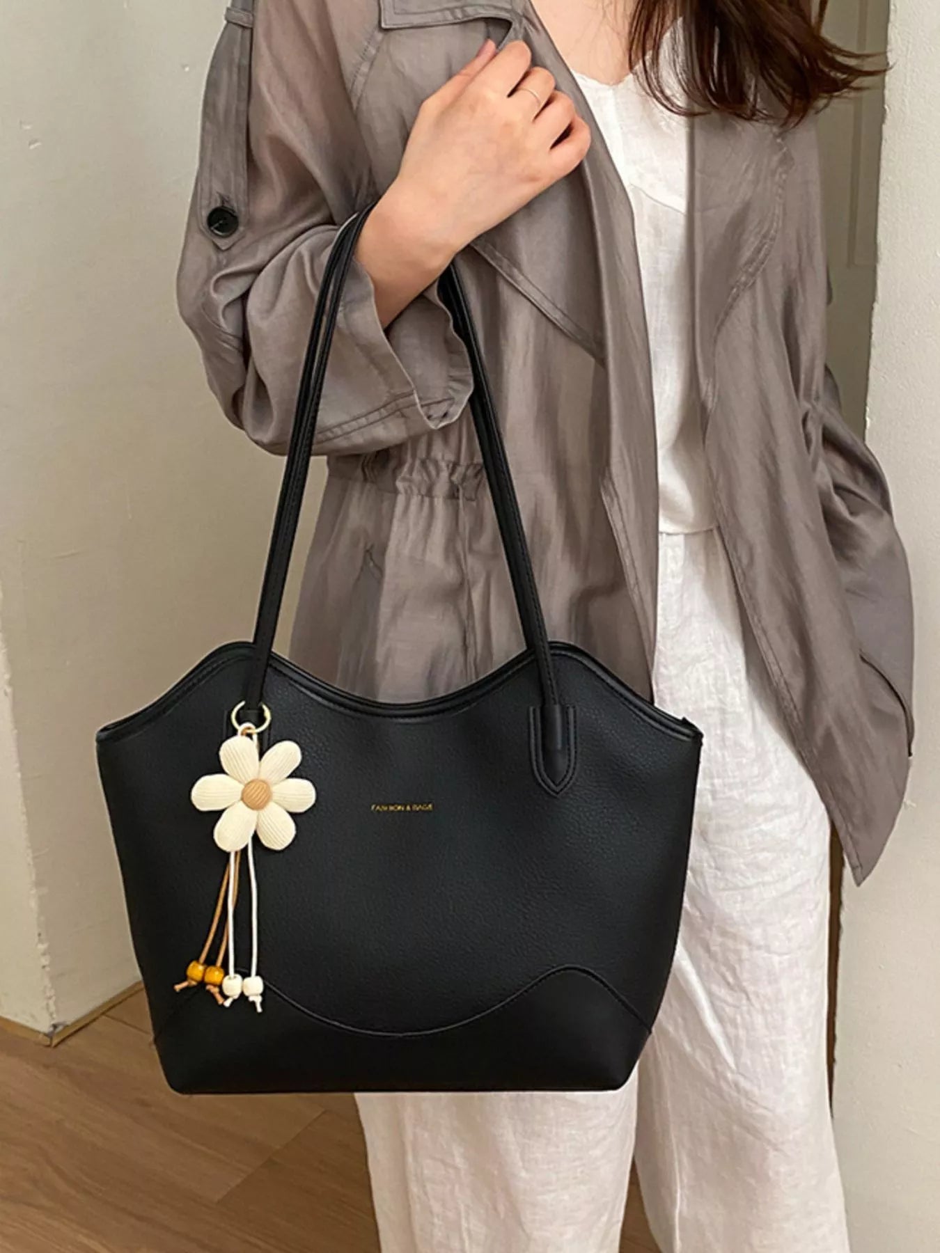 PU Leather Shoulder Bag