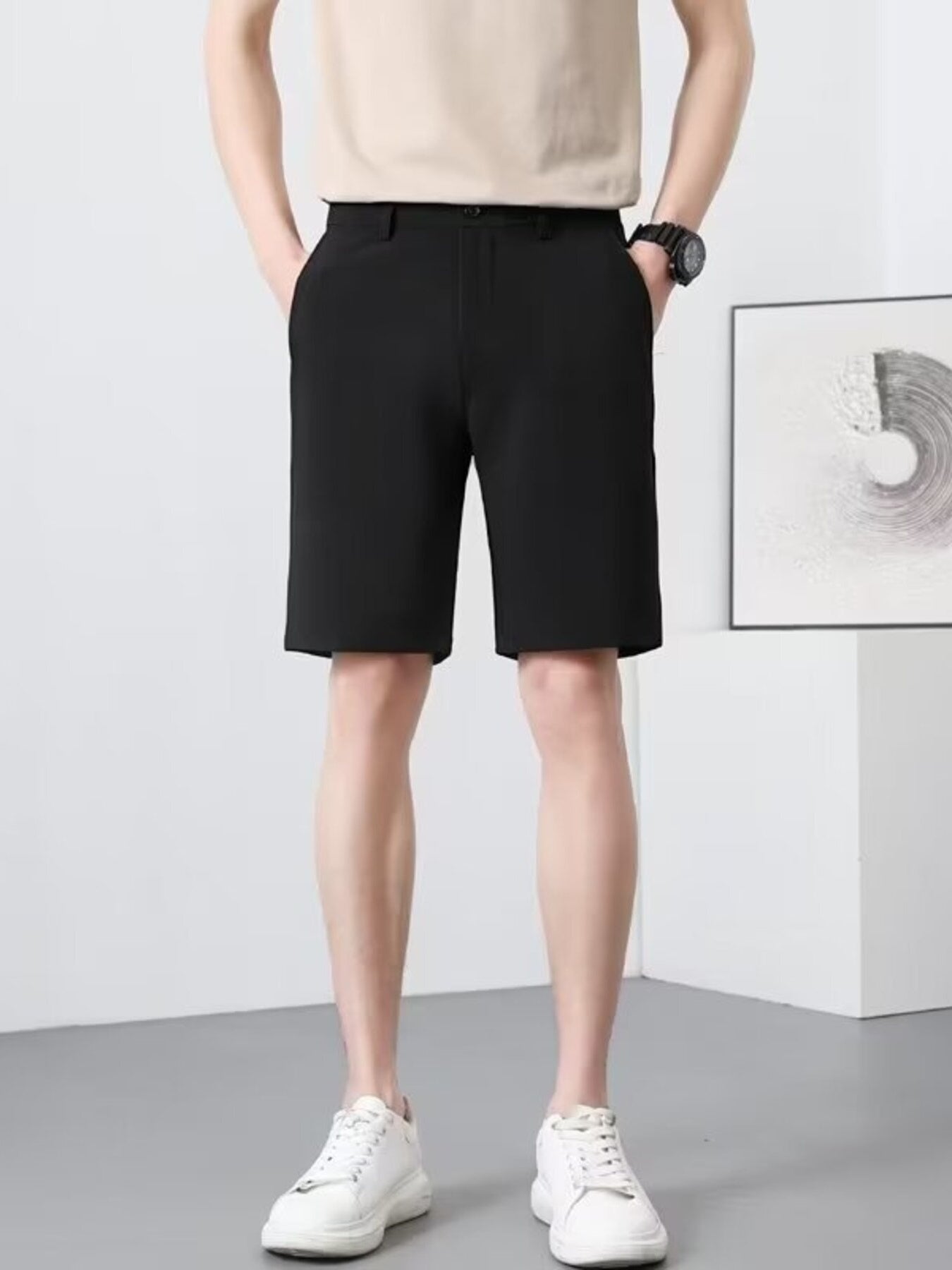 Men's Full Size Lightweight Breathable Shorts Plus Size