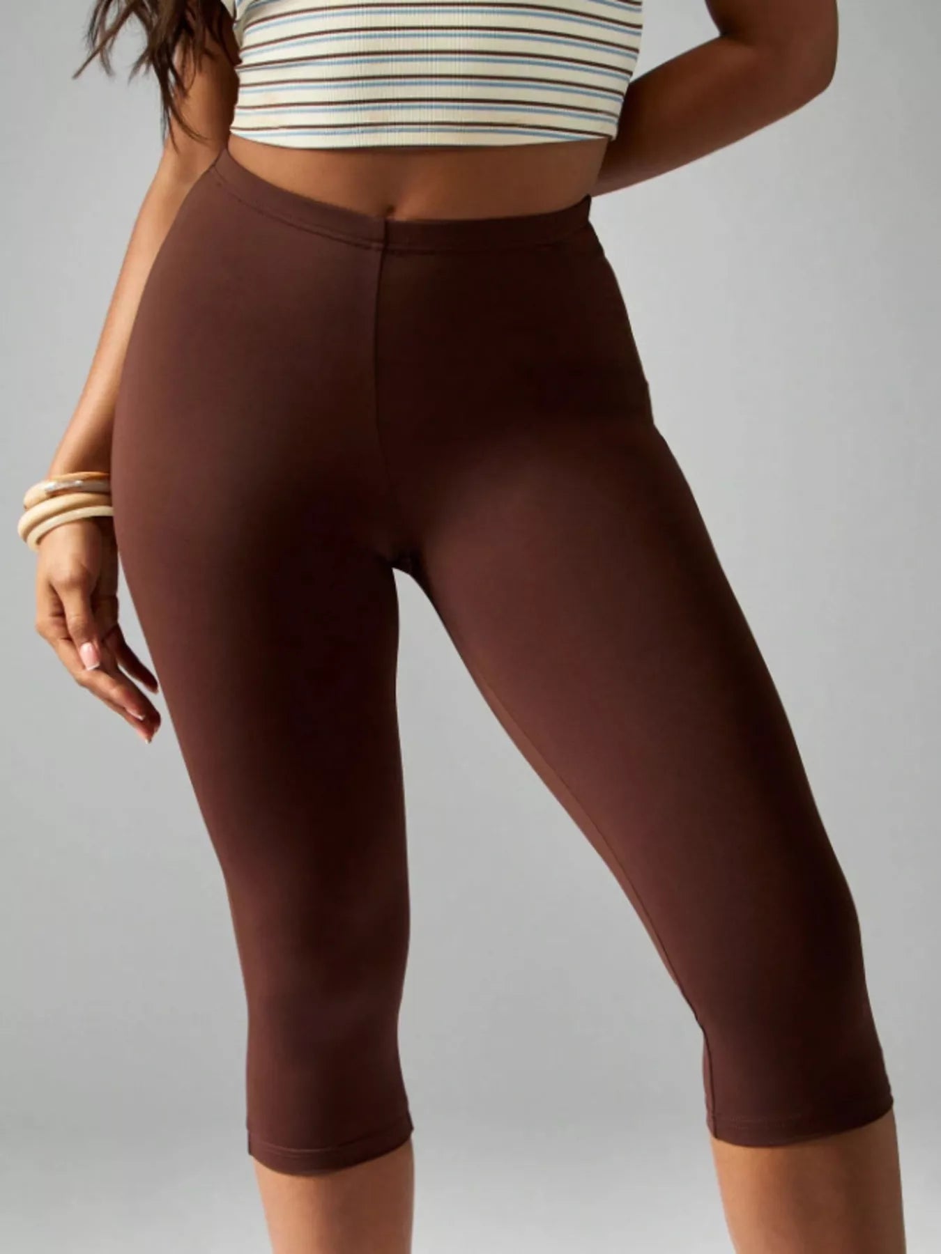 High-Waisted Active Capri Leggings