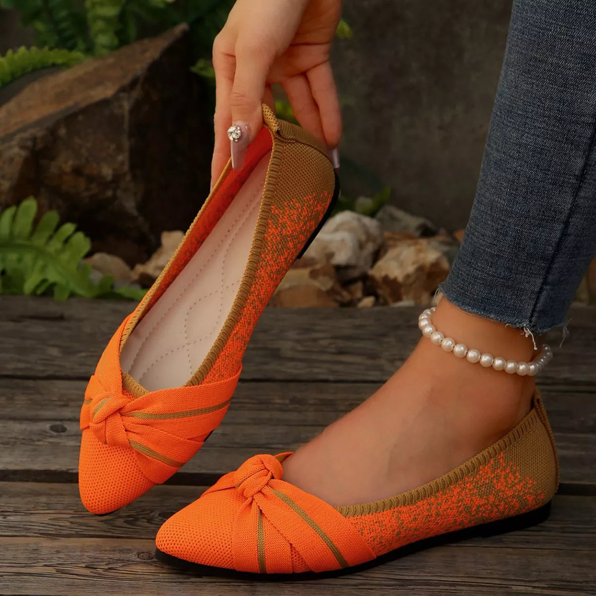 Point Toe Slip-Ons
