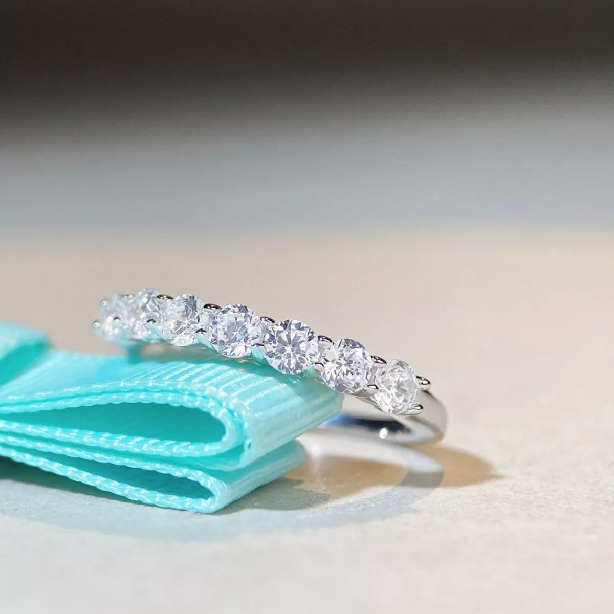 925 Sterling Silver Zircon Ring