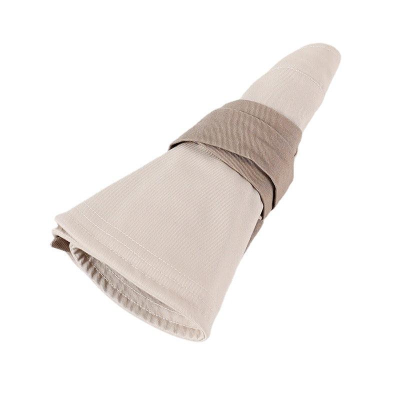 Wide Brim Sun Visor Hat with Ribbon