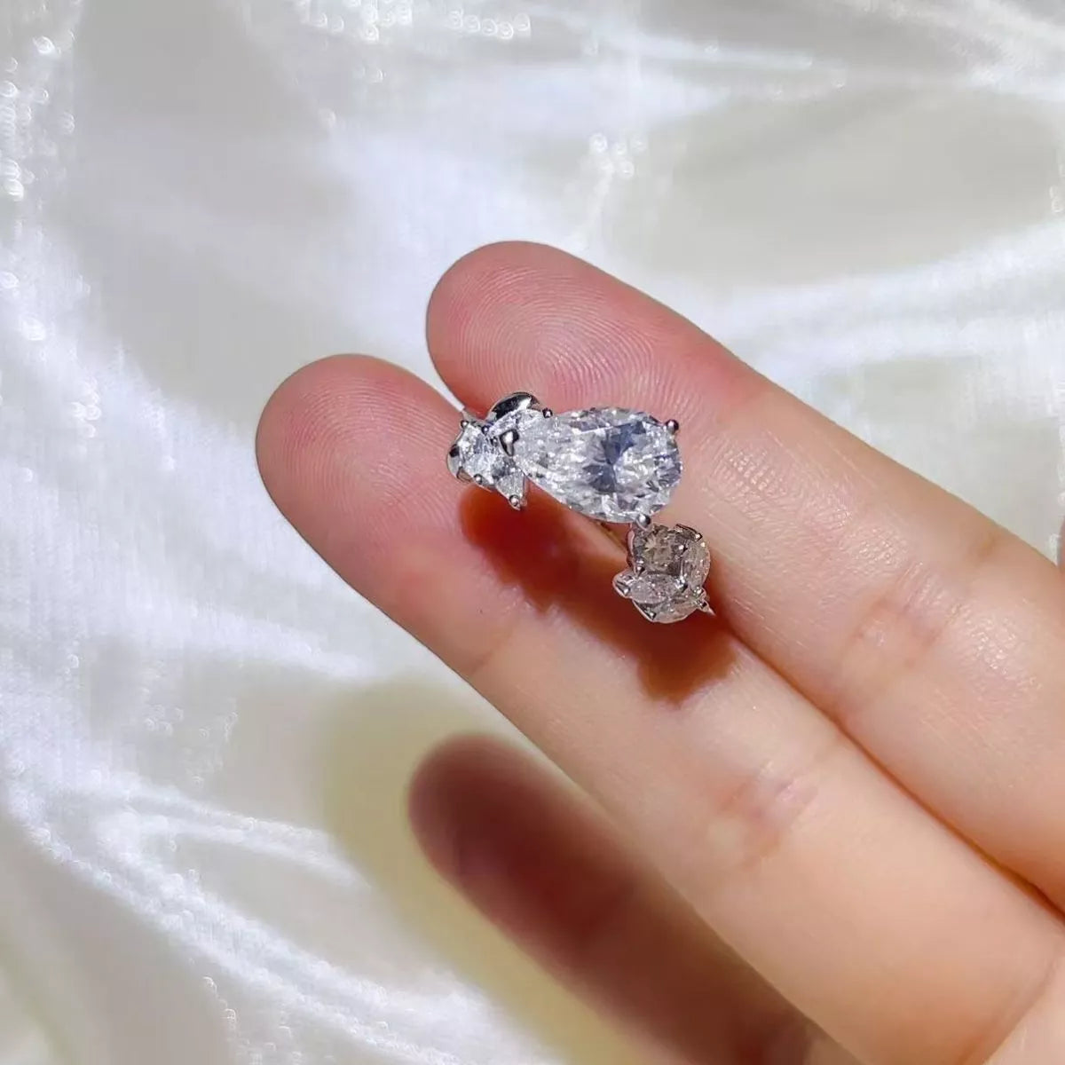 3 Carat Moissanite 925 Sterling Silver Ring