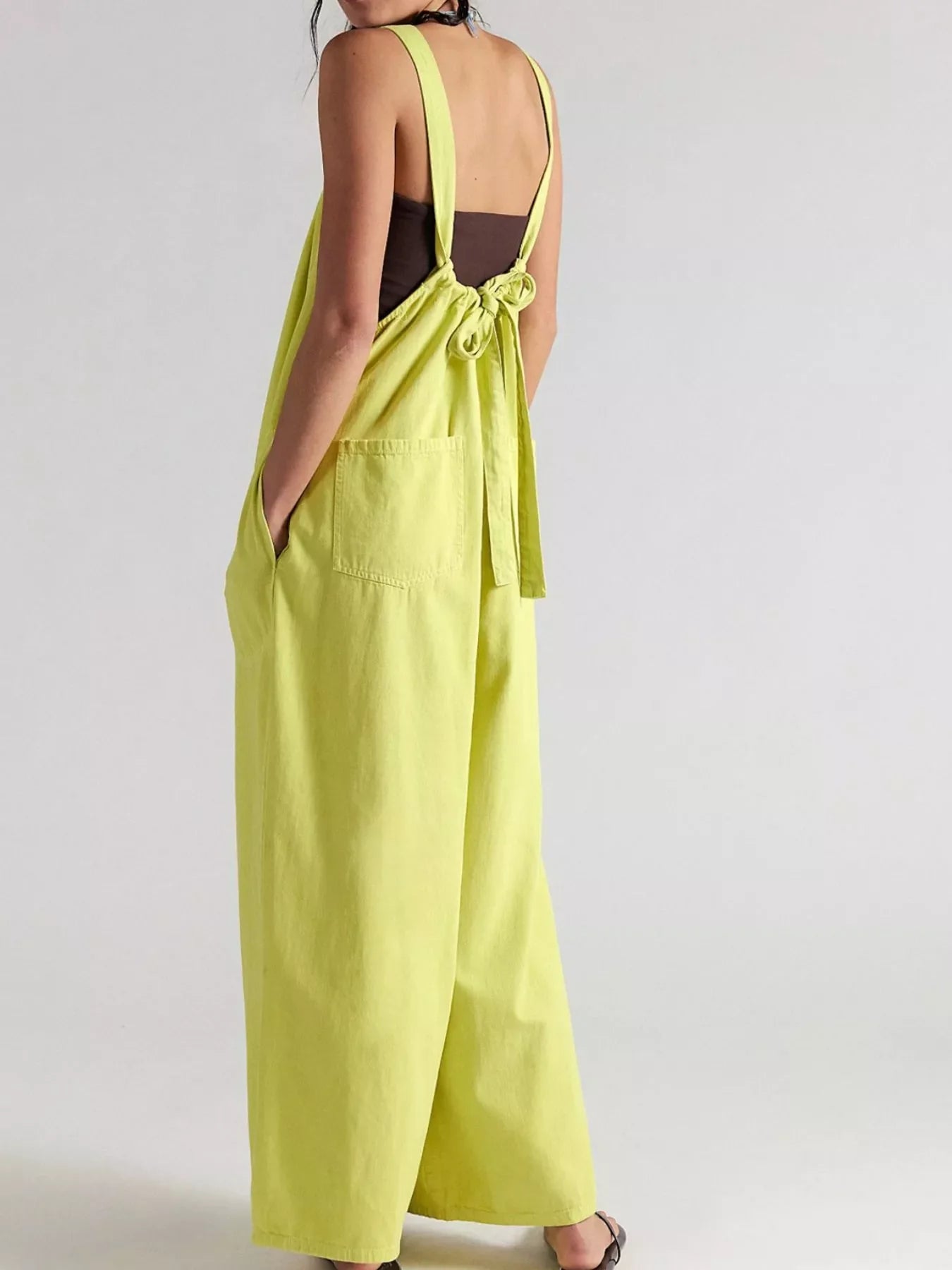 Sleeveless Wide-Leg Jumpsuit