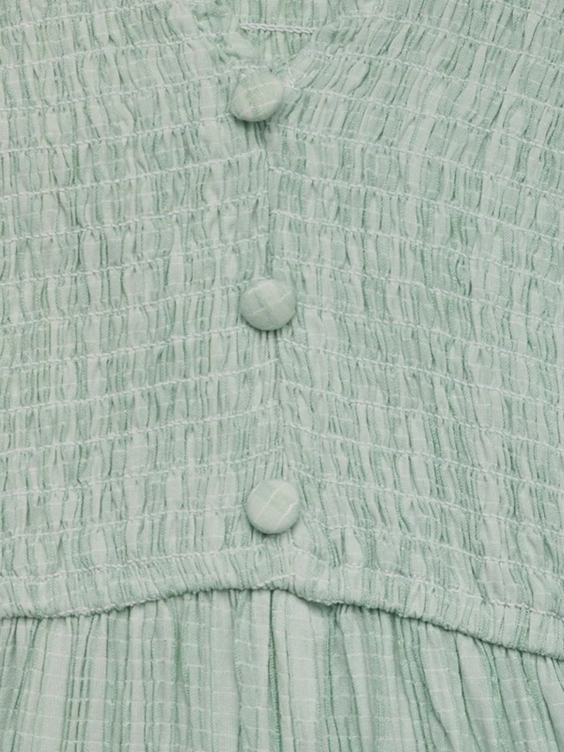V-Neck Ruffled Cap Sleeve Dress