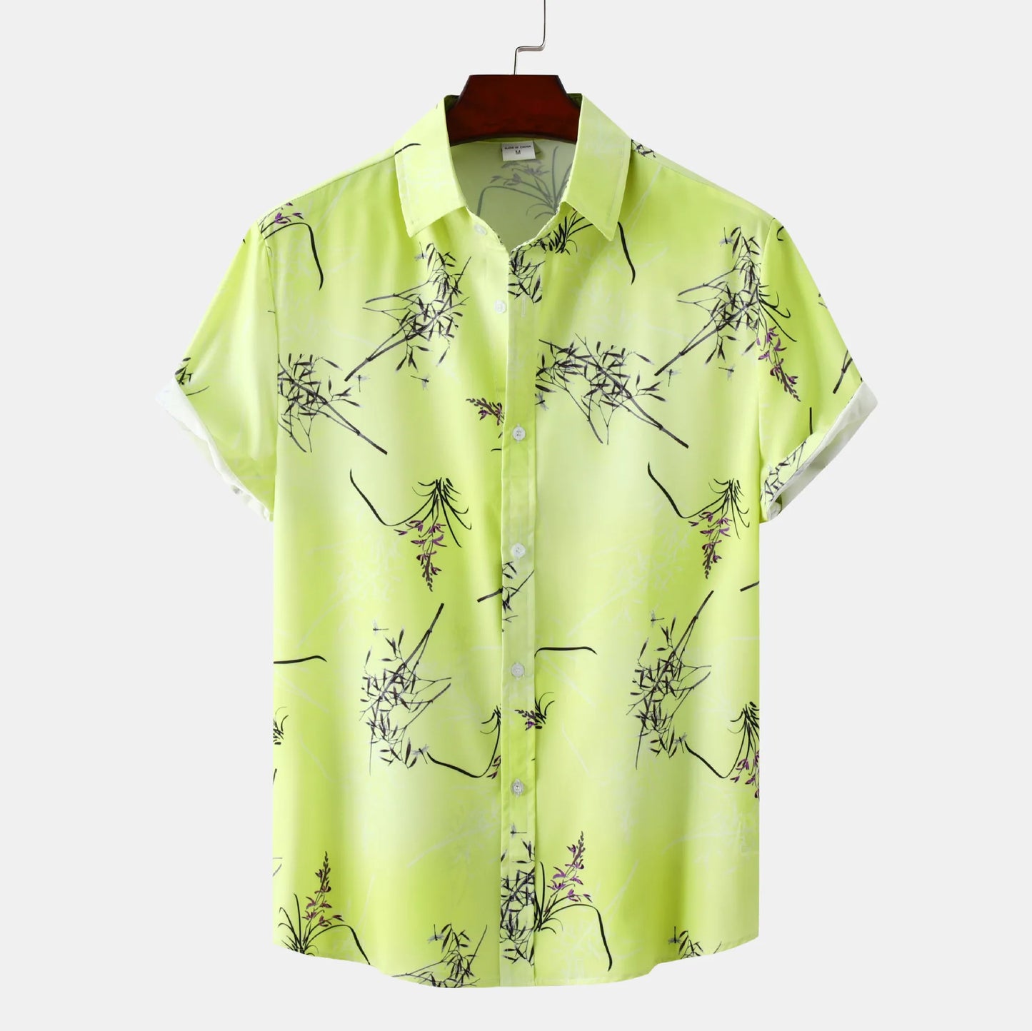 Men's Plus Size Short Sleeve Hawaiian Shirt