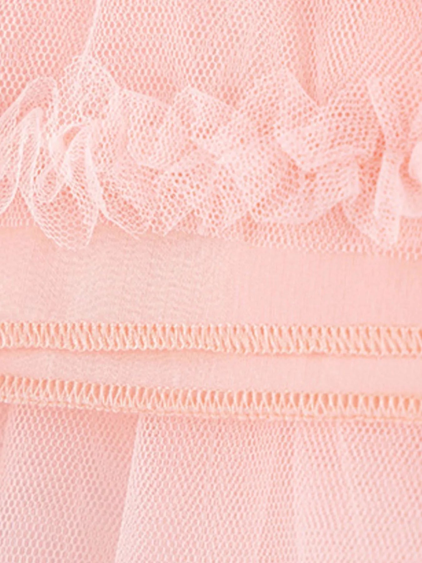 Children's Tulle Dress with Polka Dots and Bow Detail