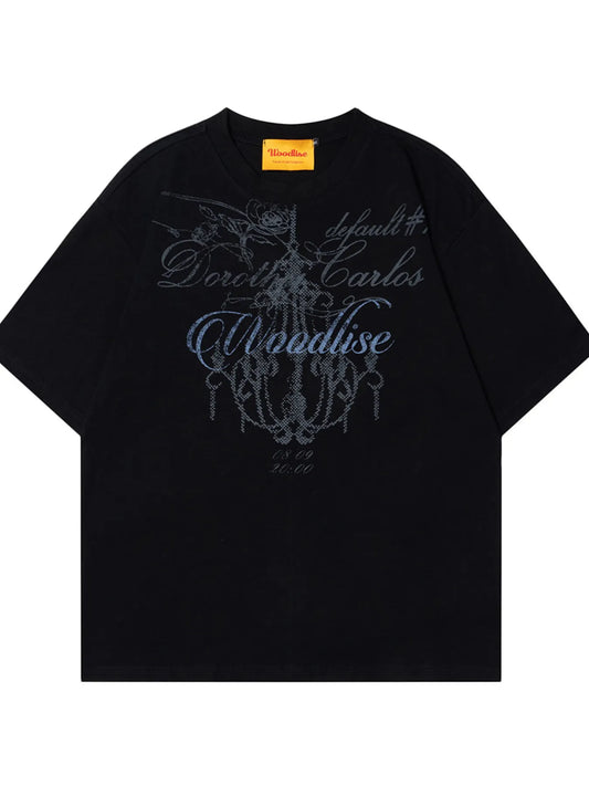 Men's Graphic Short Sleeve Oversized T-Shirt