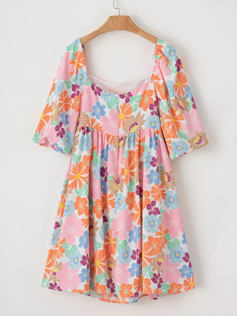 Printed Half Sleeve Mini Dress