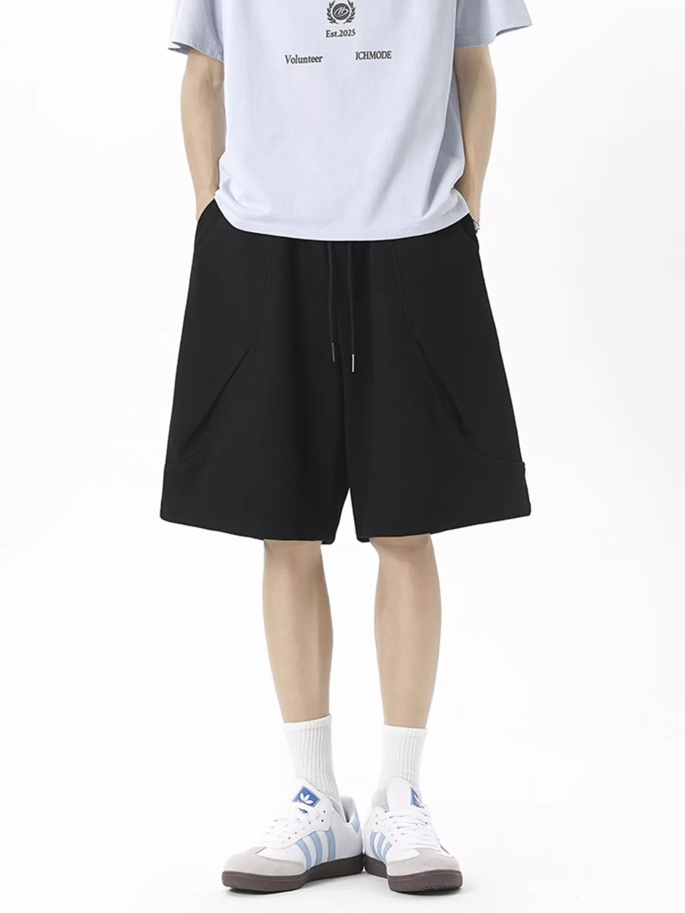 Men's Plus Size Relaxed Fit Sweat Shorts