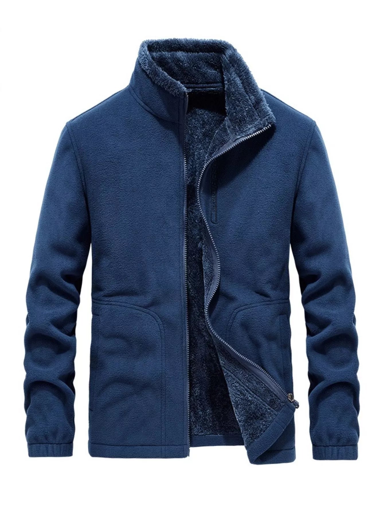 Men's Plus Size Fleece Lined Full Zip Outerwear
