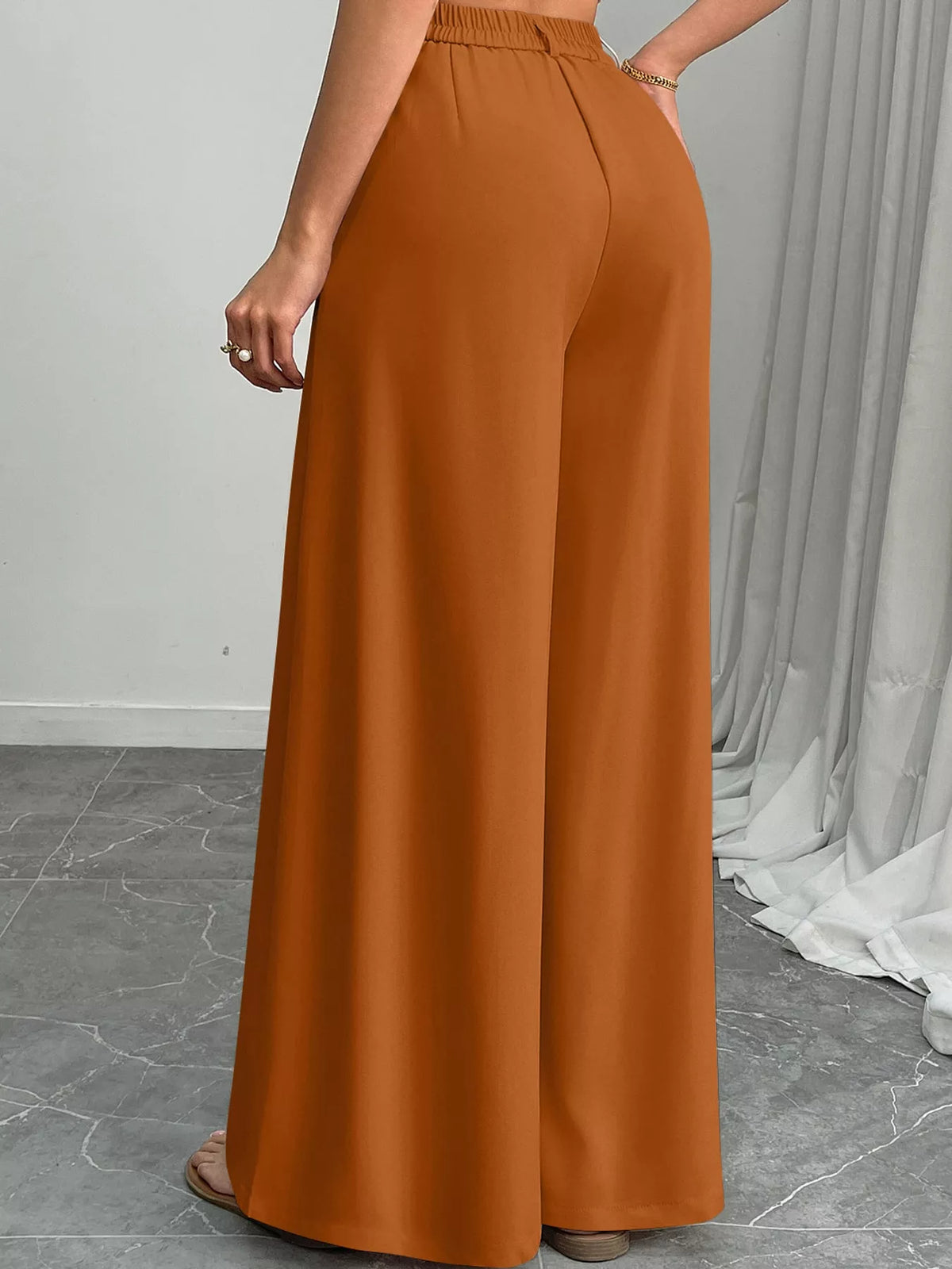 High-Waisted Wide-Leg Pants