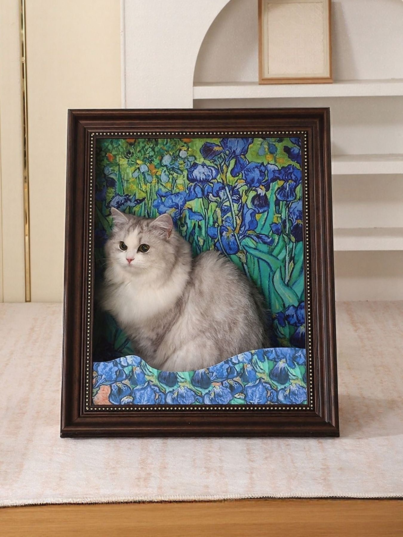 Artistic Framed Cat House