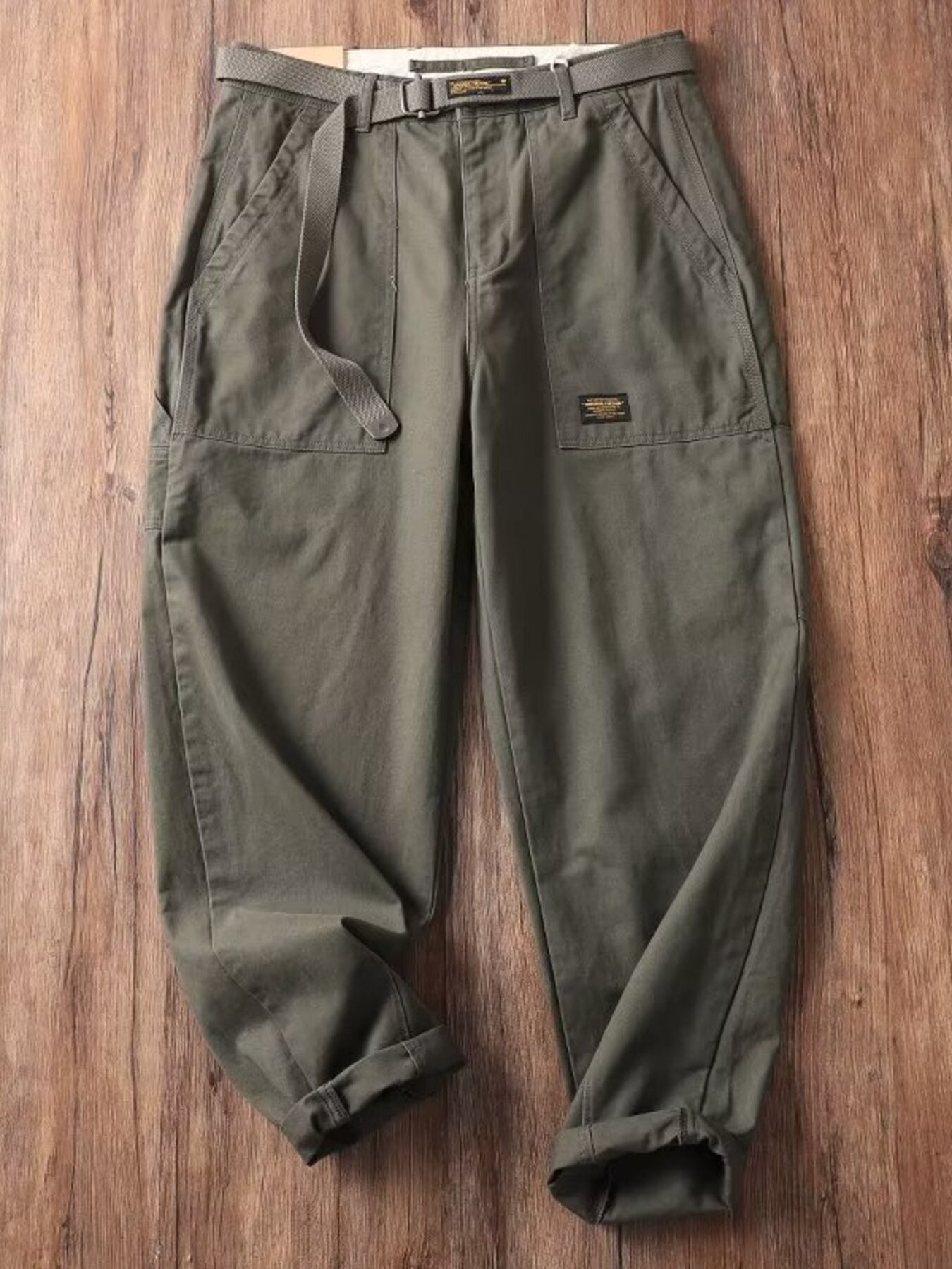 Men's Plus Size Loose Fit Pants with Pockets