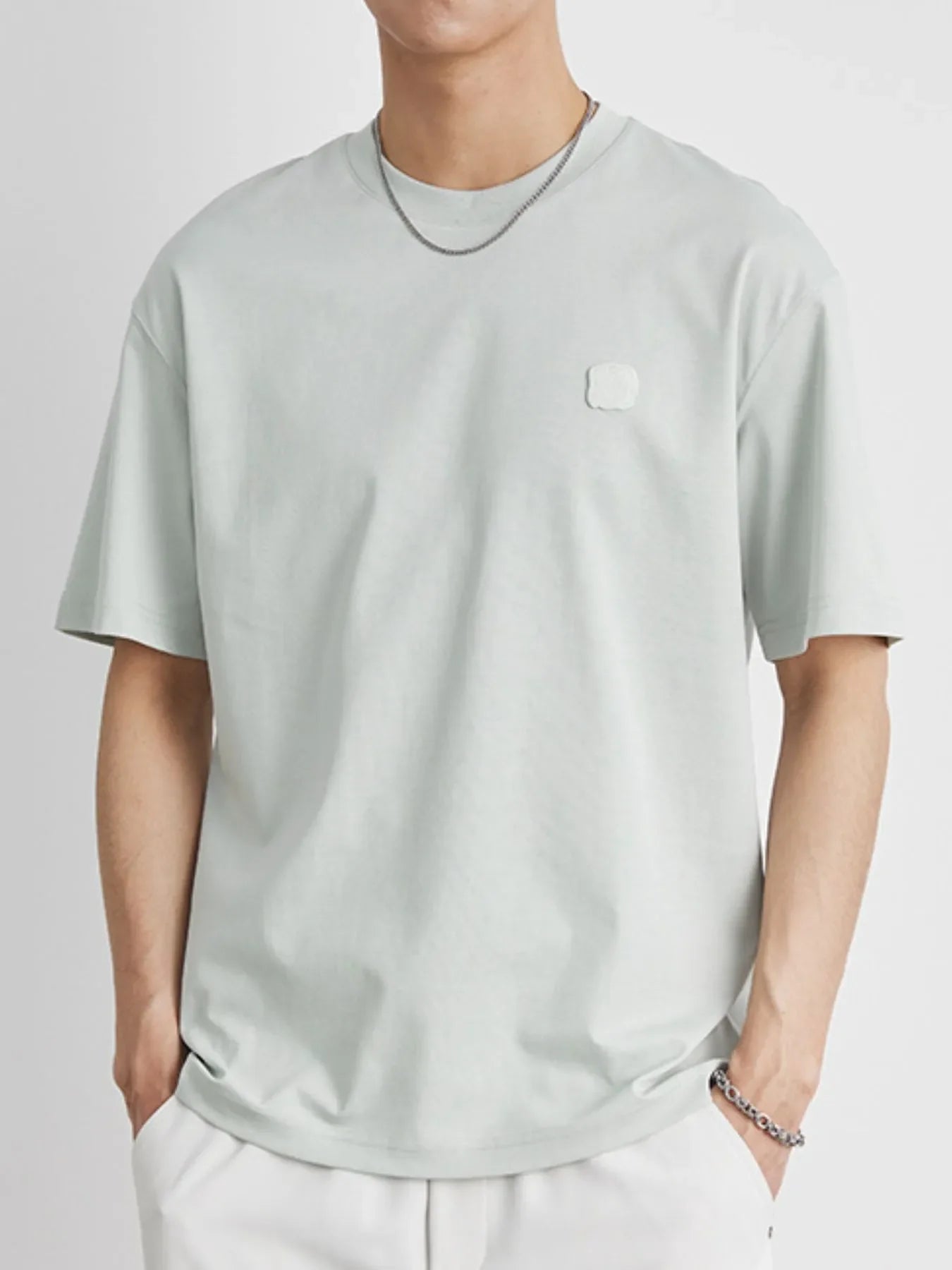 Men's Plus Size Round Neck Short Sleeve T-Shirt