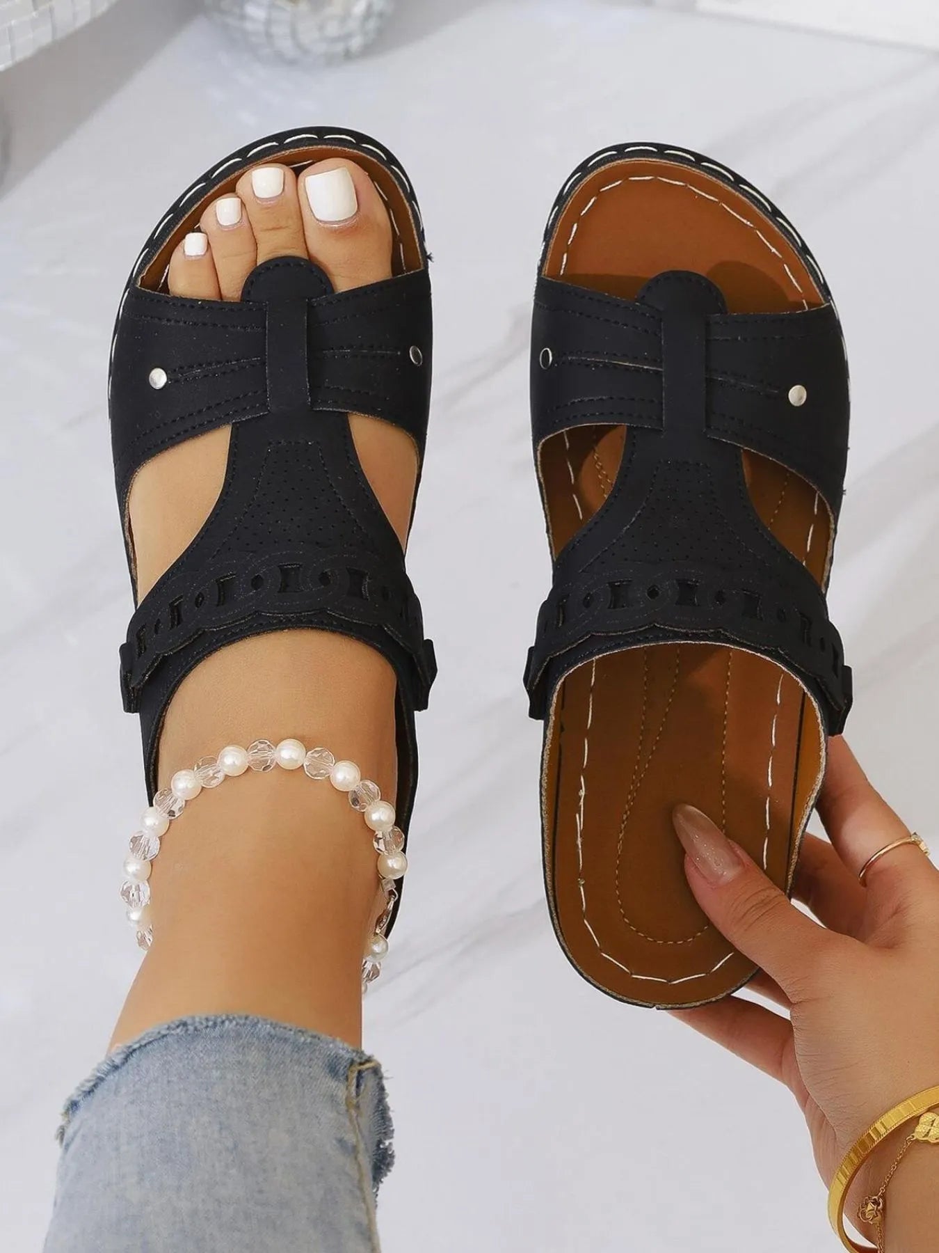 Casual Hollow Out Comfort Sandals