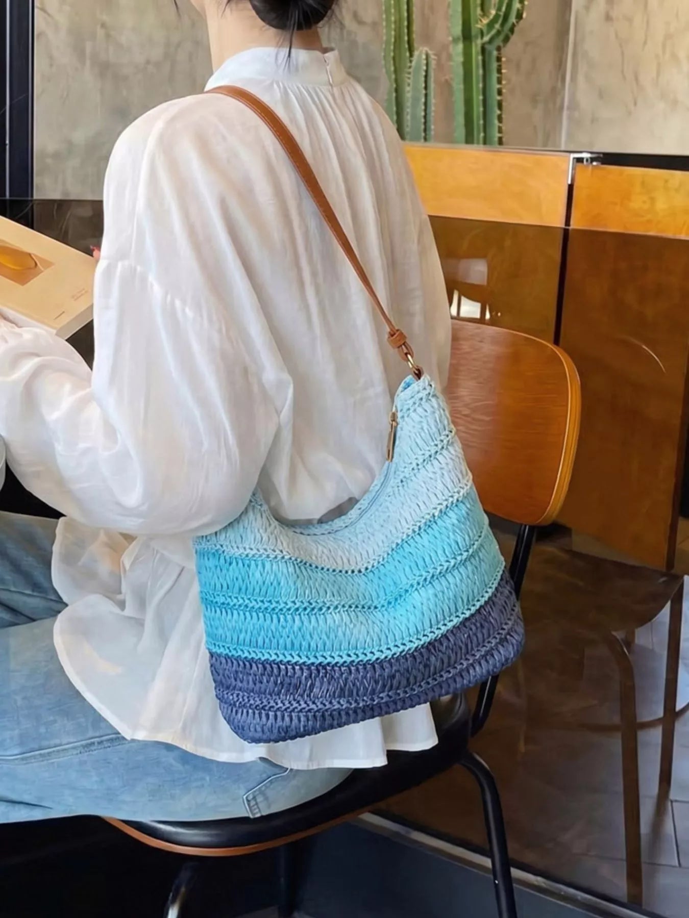 Straw Woven Shoulder Bag