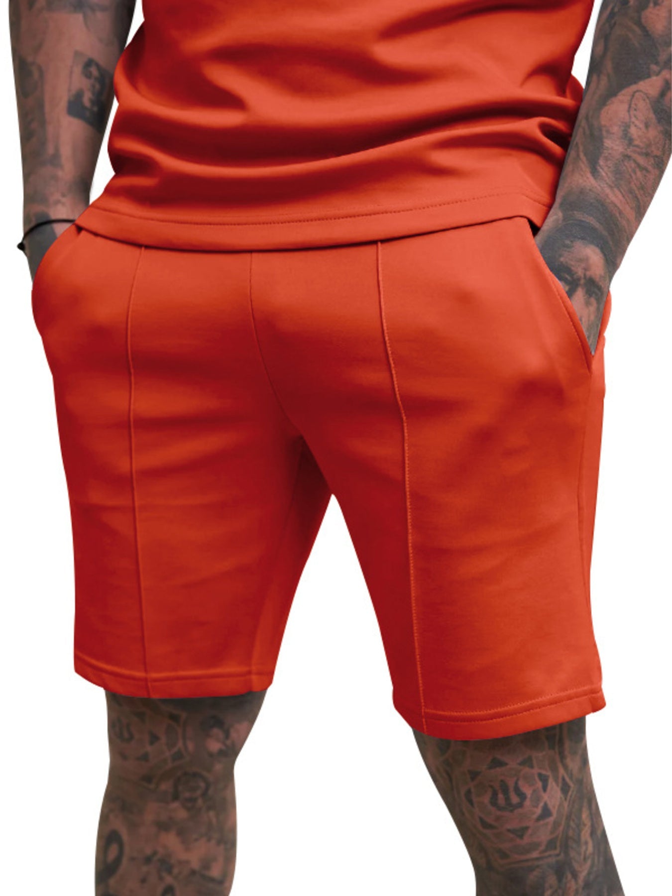 Men's Full Size Casual Drawstring Shorts Plus Size