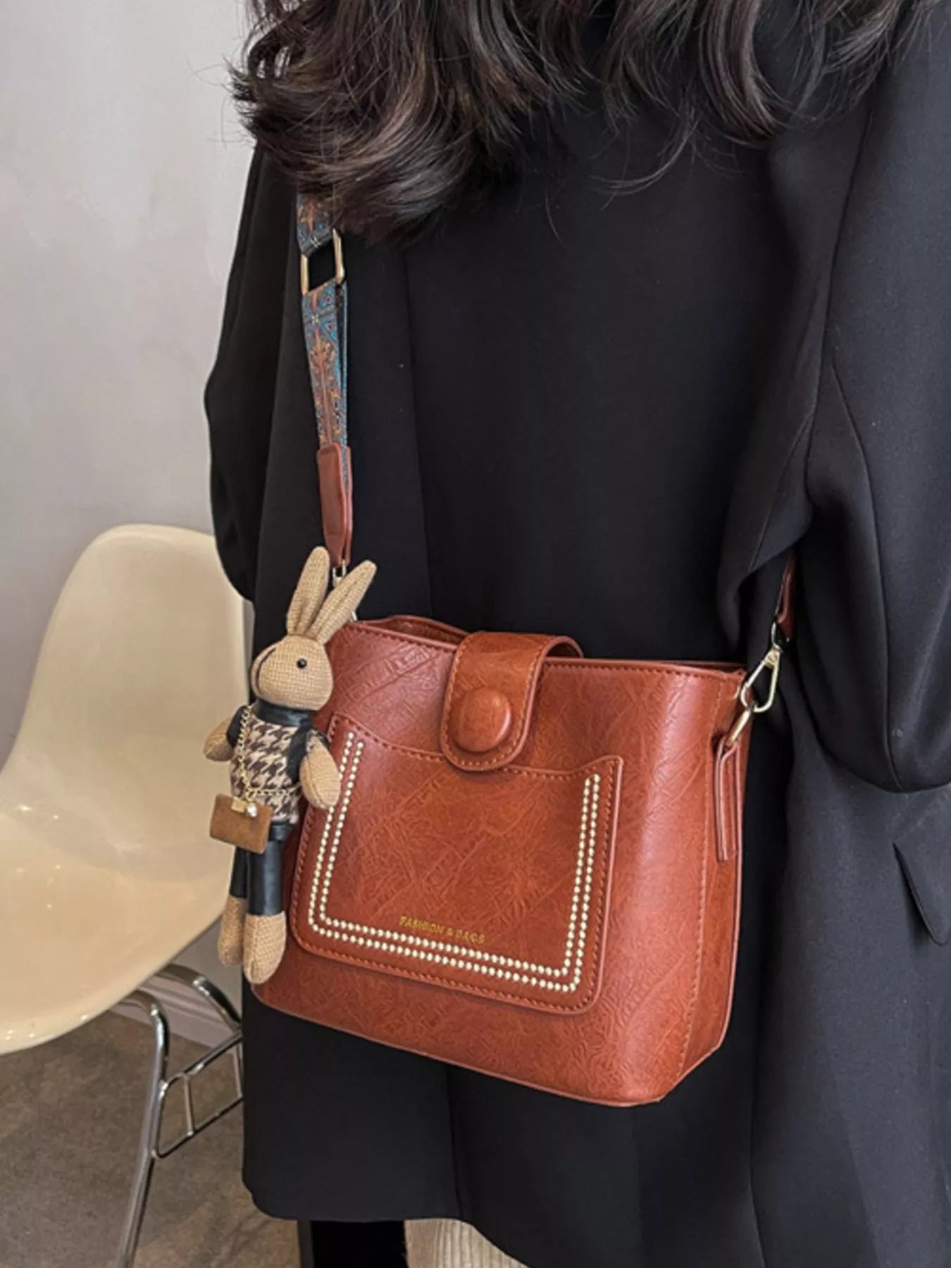PU Leather Crossbody Bag