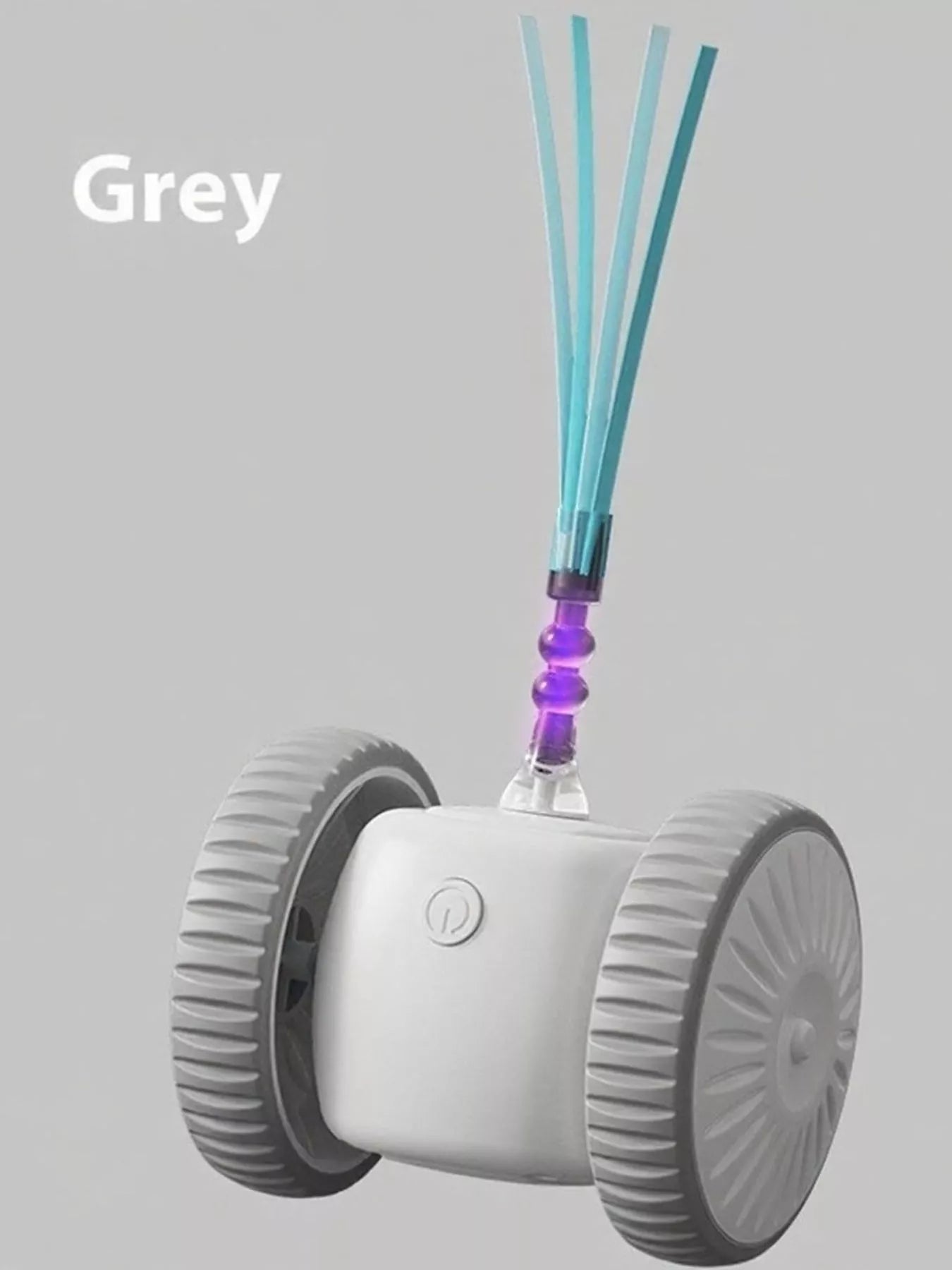 Interactive Self-Rotating Feather Pet Chase Toy