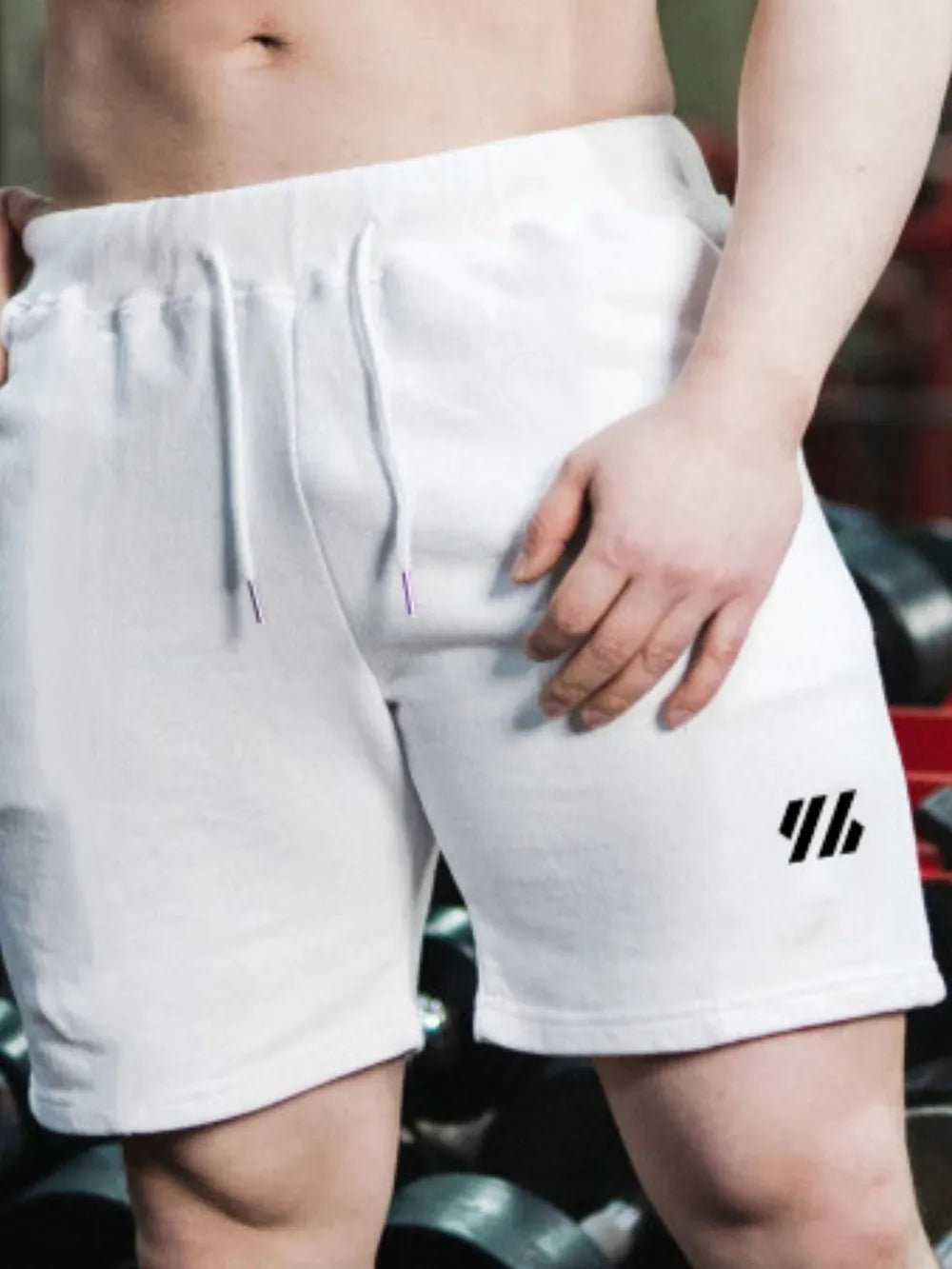Men's Plus Size Drawstring Shorts