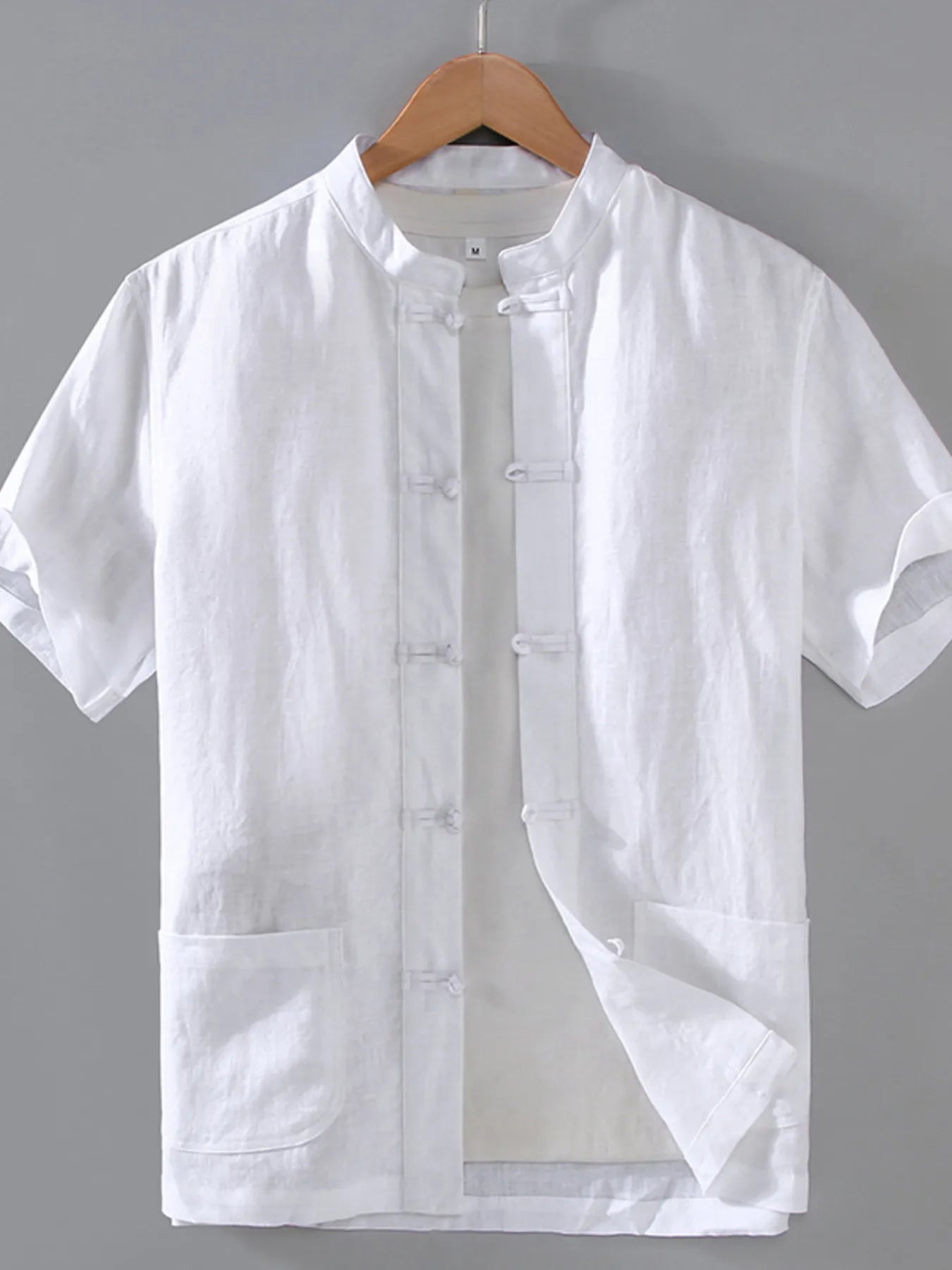 Men's Plus Size Button Up Short Sleeve Shirt