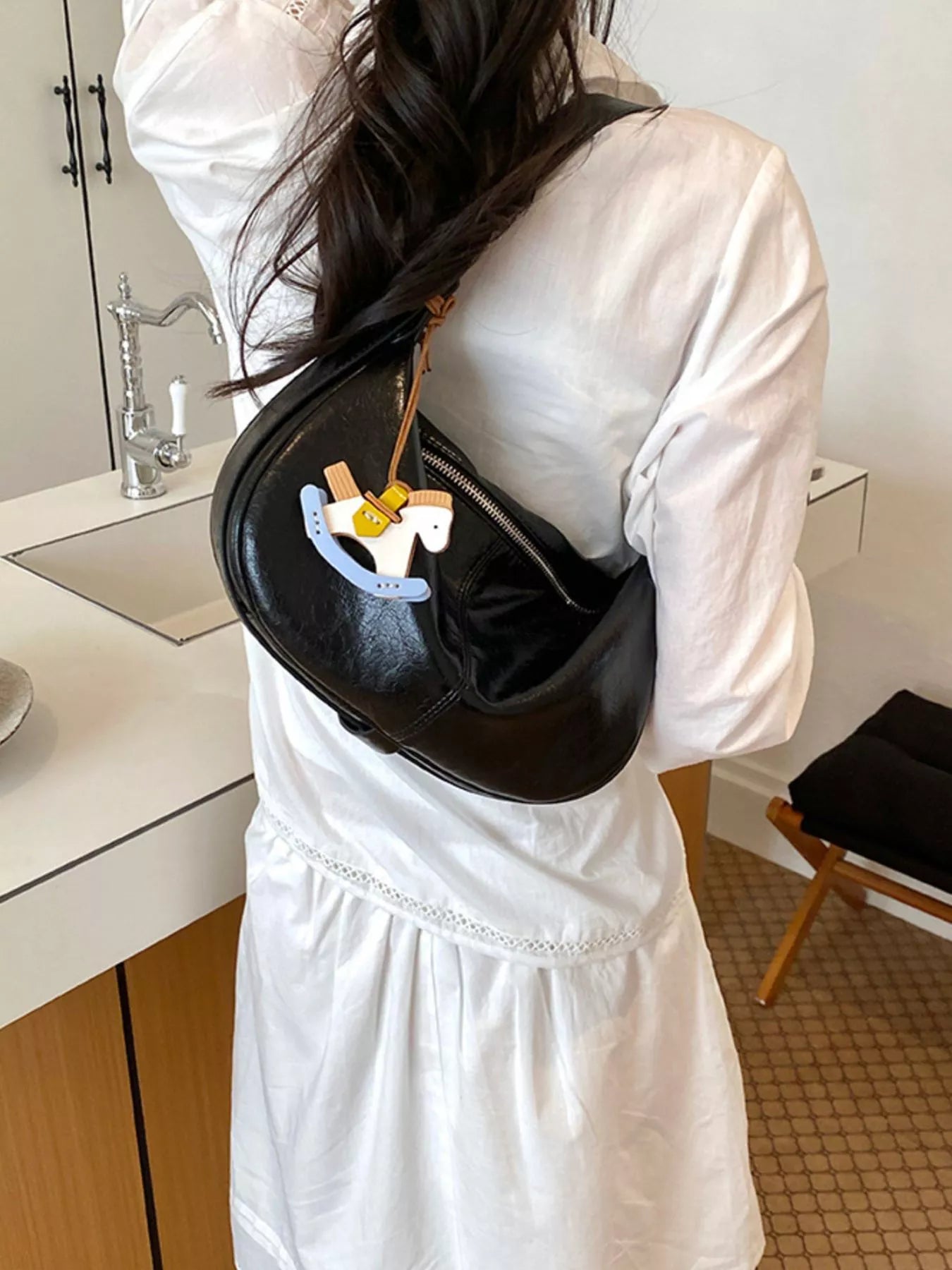PU Leather Shoulder Bag