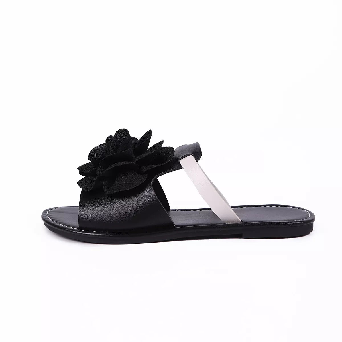 Flower Open Toe Flats Sandals