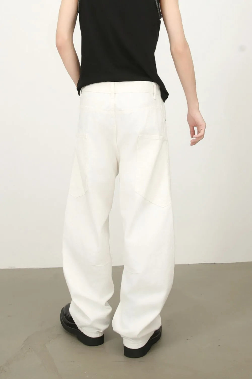 Men's Mid Rise Wide Leg Jeans
