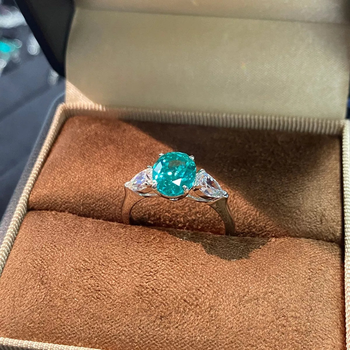 Topaz 925 Sterling Silver Oval Ring