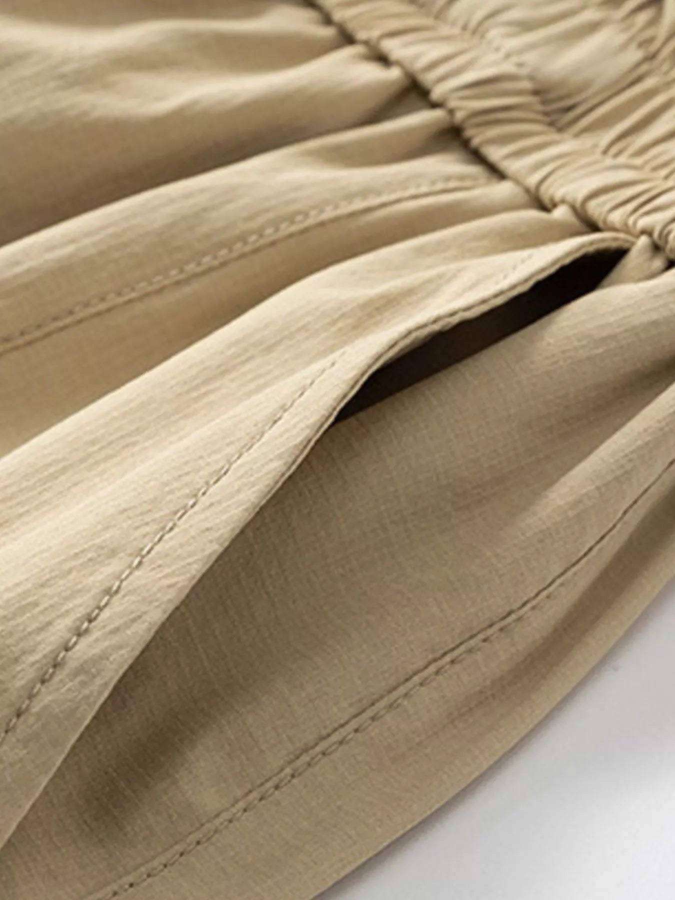Men's Plus Size Drawstring Cargo Shorts