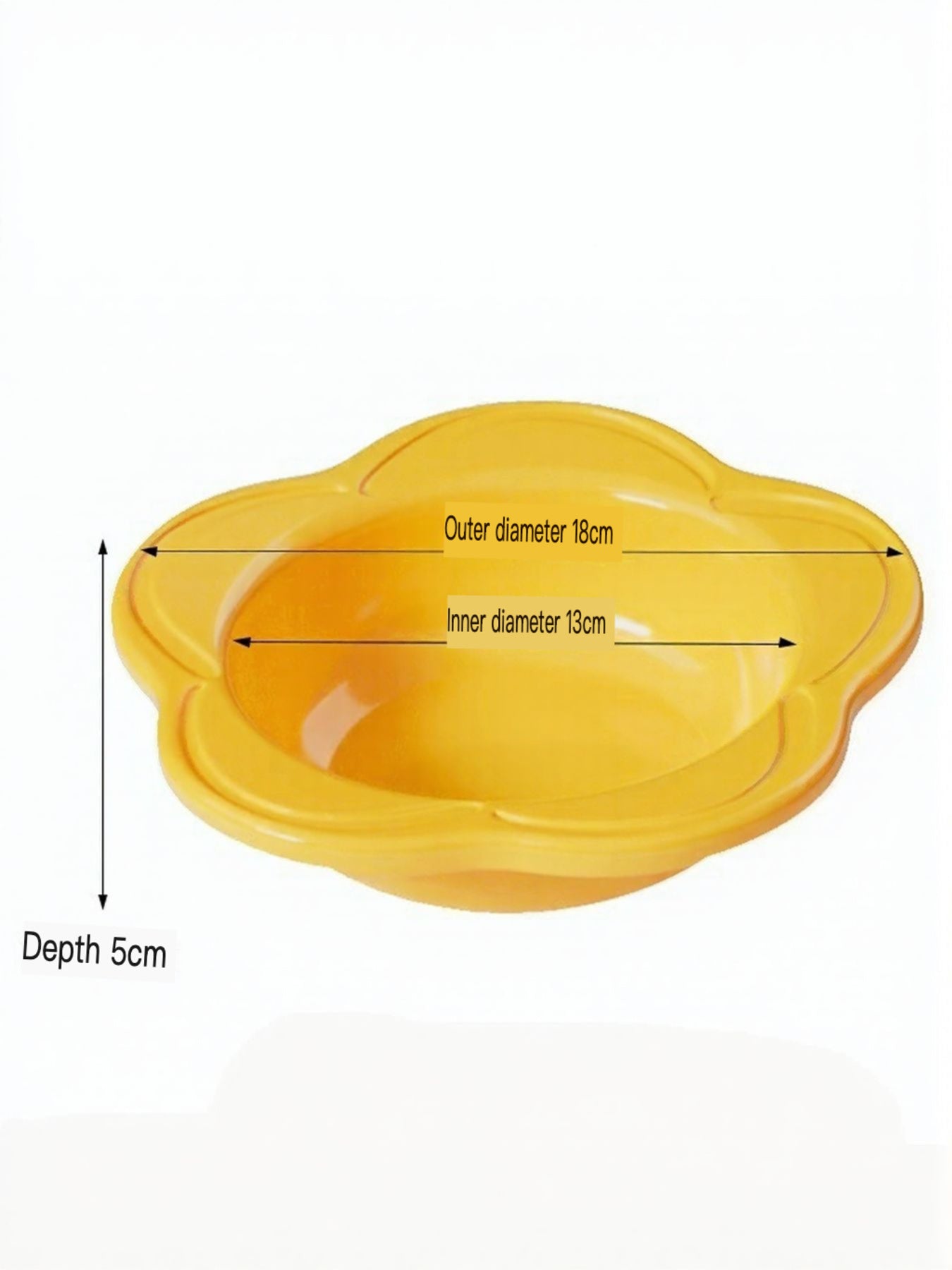 Flower Shape Pet Bowl