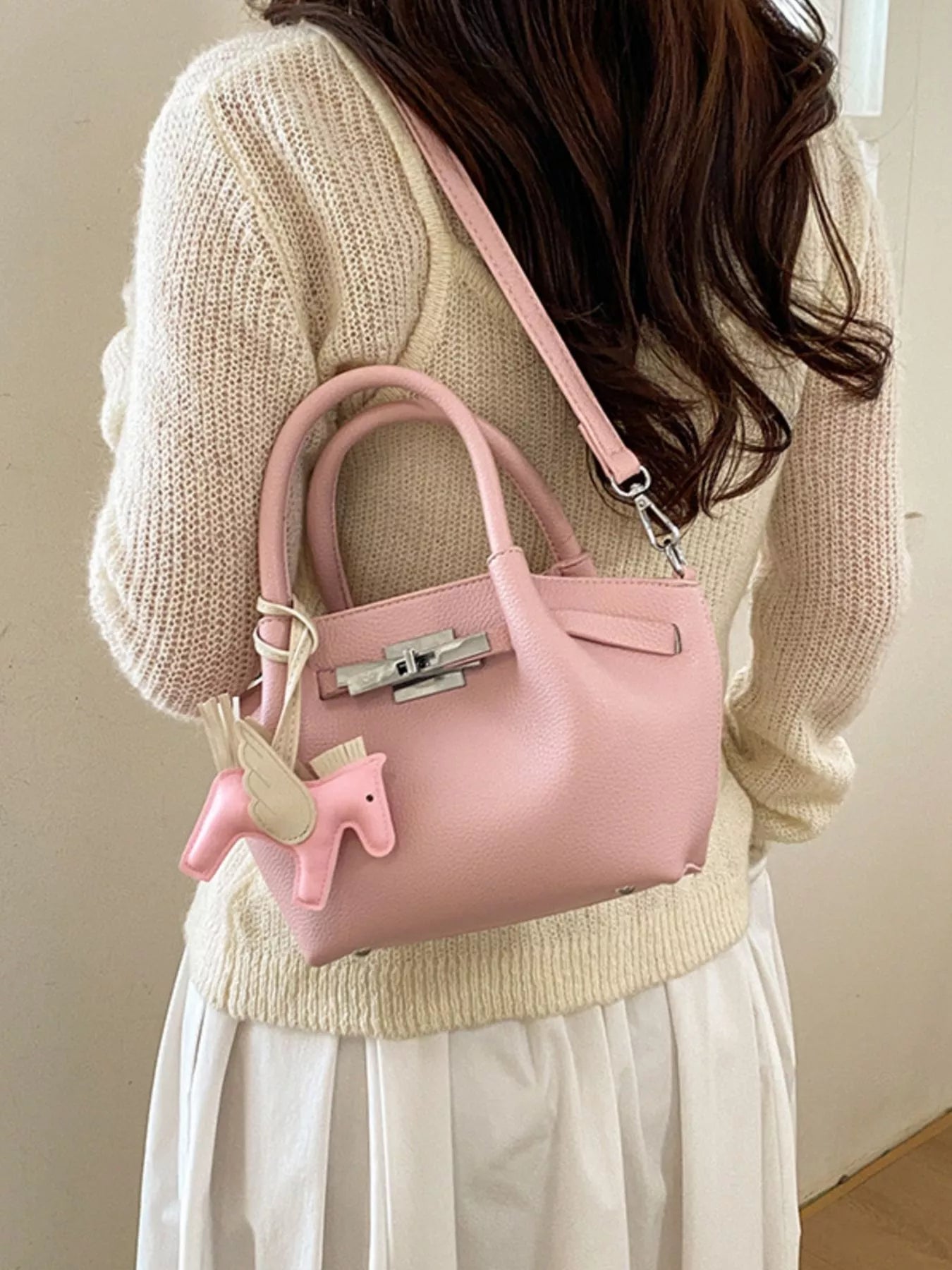Top Handle Crossbody Bag