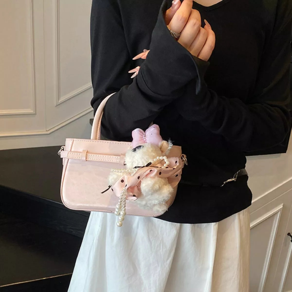 Top Handle Crossbody Bag