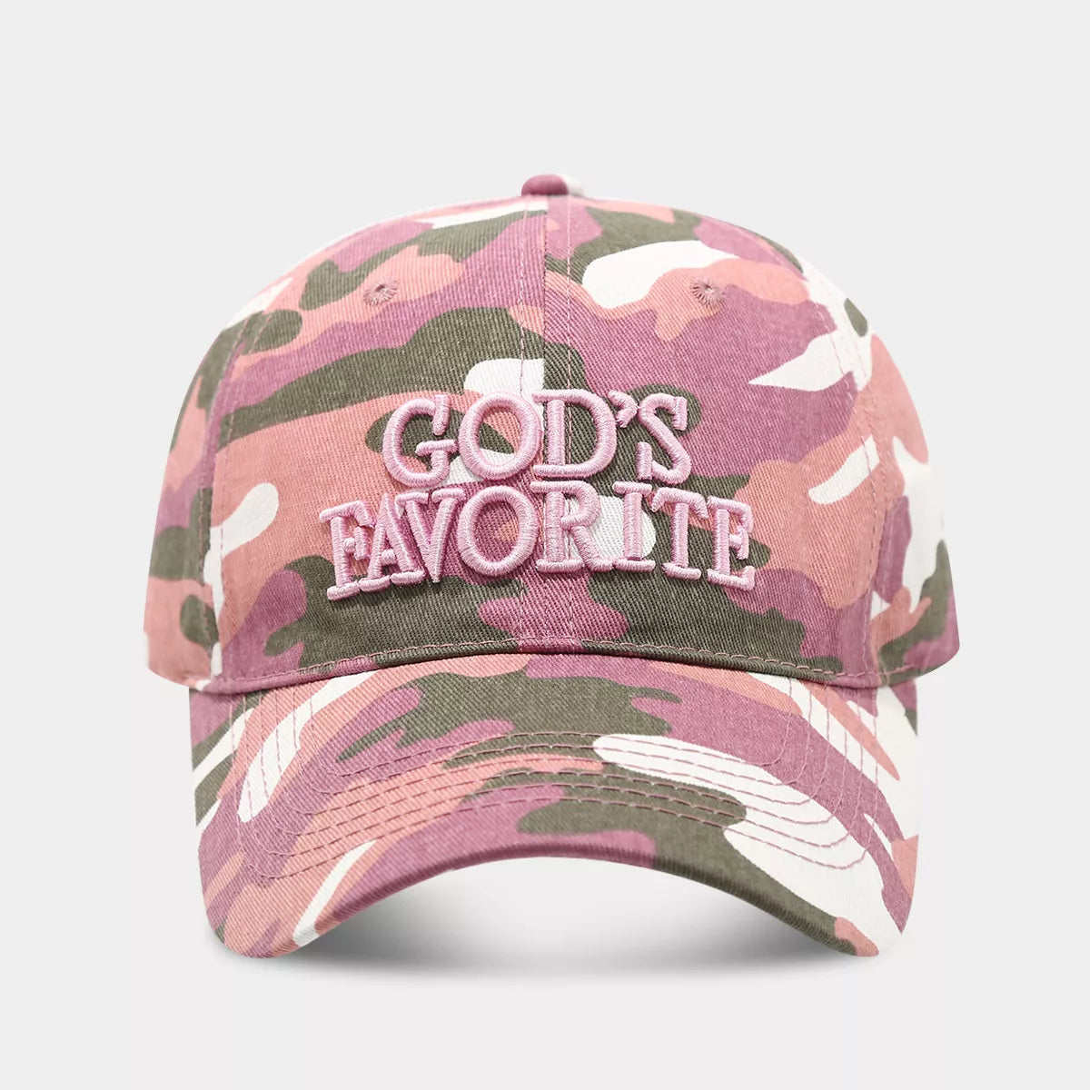 Camouflage Embroidered Baseball Cap