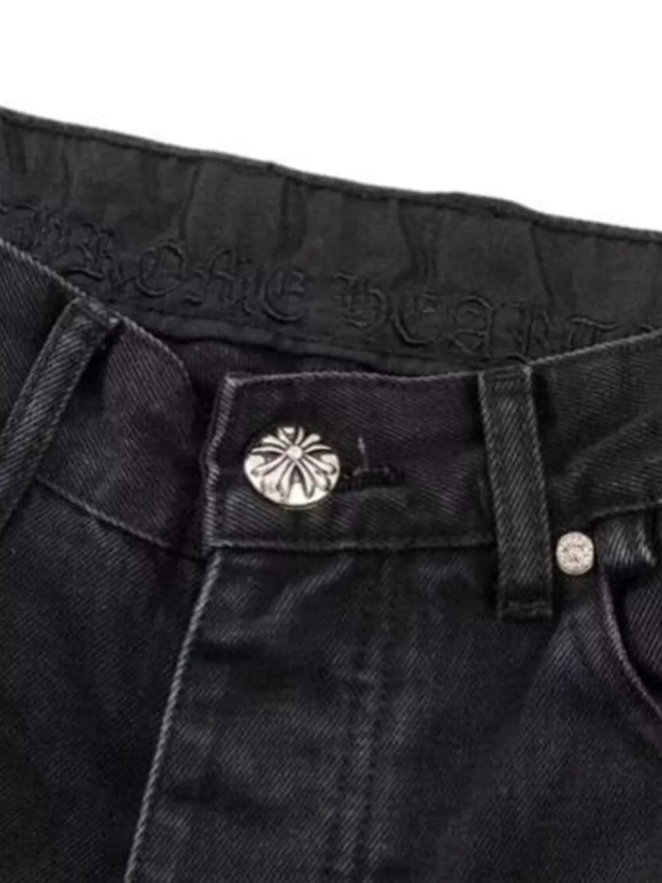 Men's Plus Size Cross Loose Fit Jeans