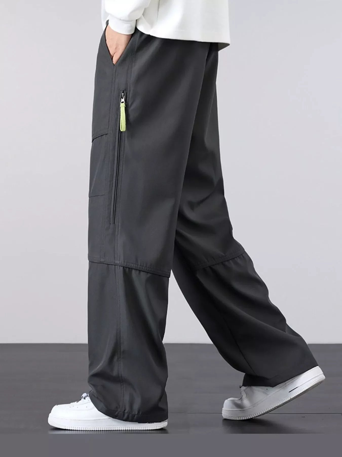 Men's Plus Size Casual Loose Fit Cargo Pants