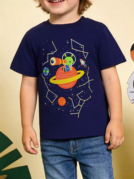 Children's Space Adventure Graphic Tee