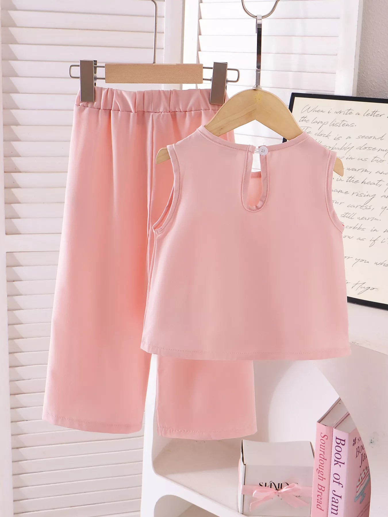 Children's Bow Tank and Pants Set