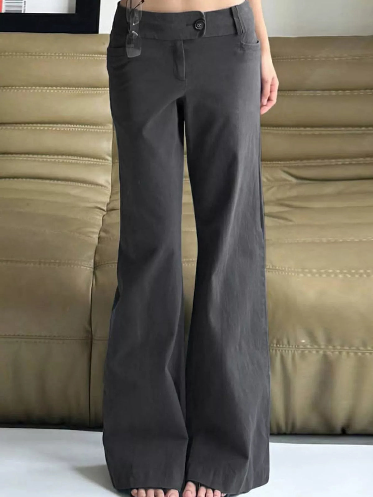 Loose Fit Flare Pants